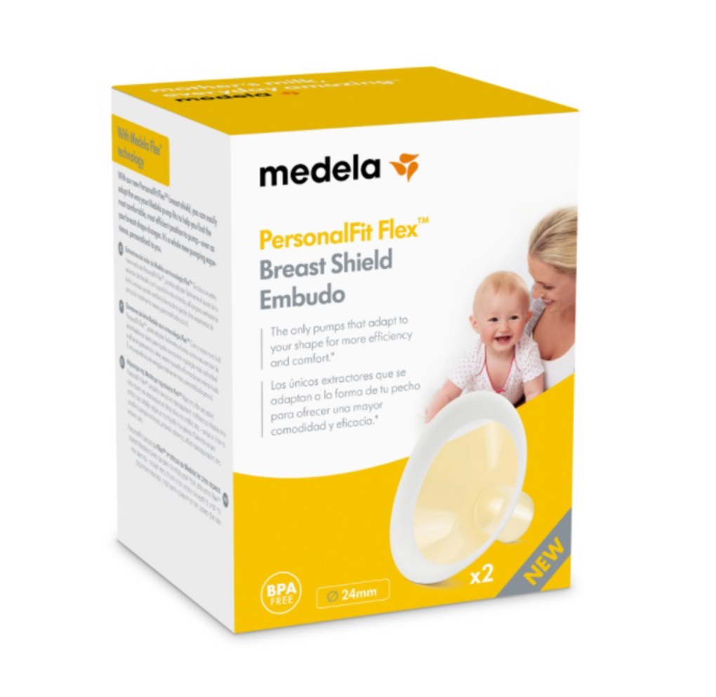 Medela επαναστατική χοάνη personalfit  flex™ m 24mm