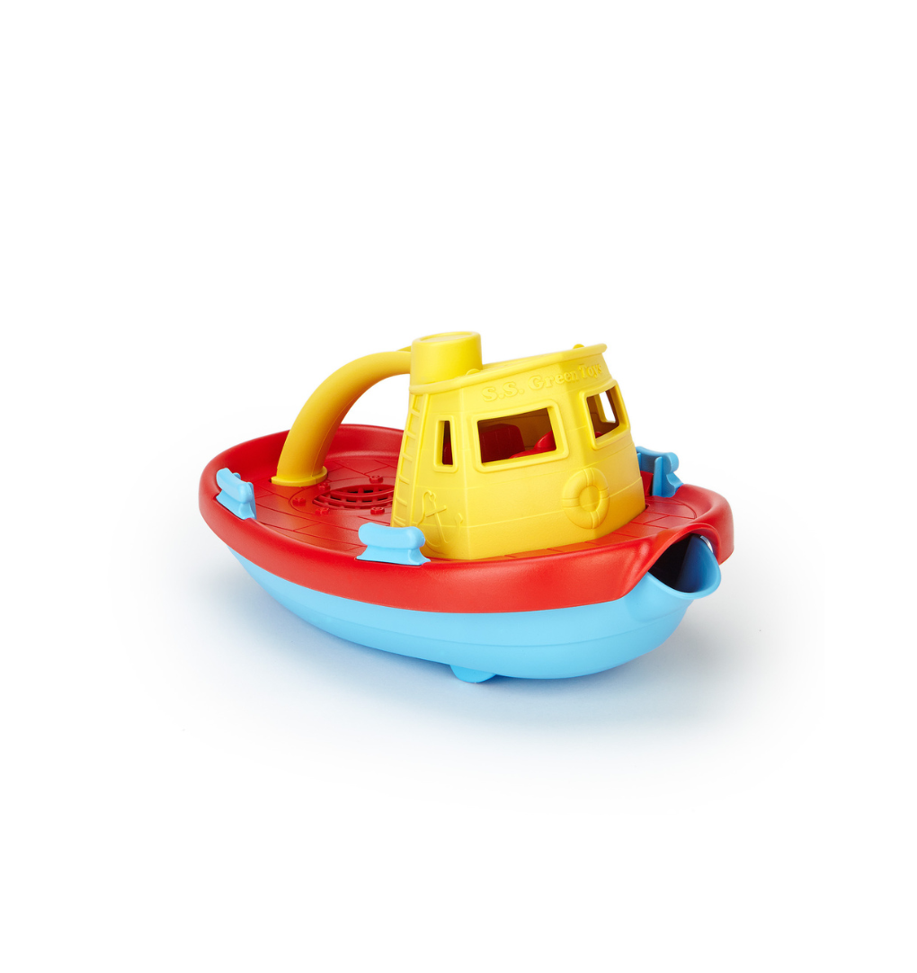 Green toys: ρυμουλκό πλοίο κίτρινο tug01r-y - Green Toys