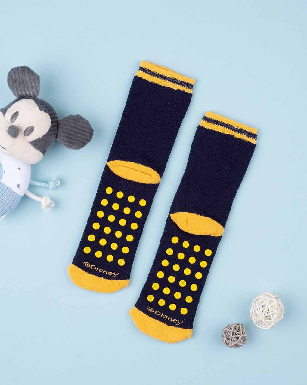 βρεφικές αντιολισθητικές κάλτσες με τον mickey για αγόρι - Prénatal