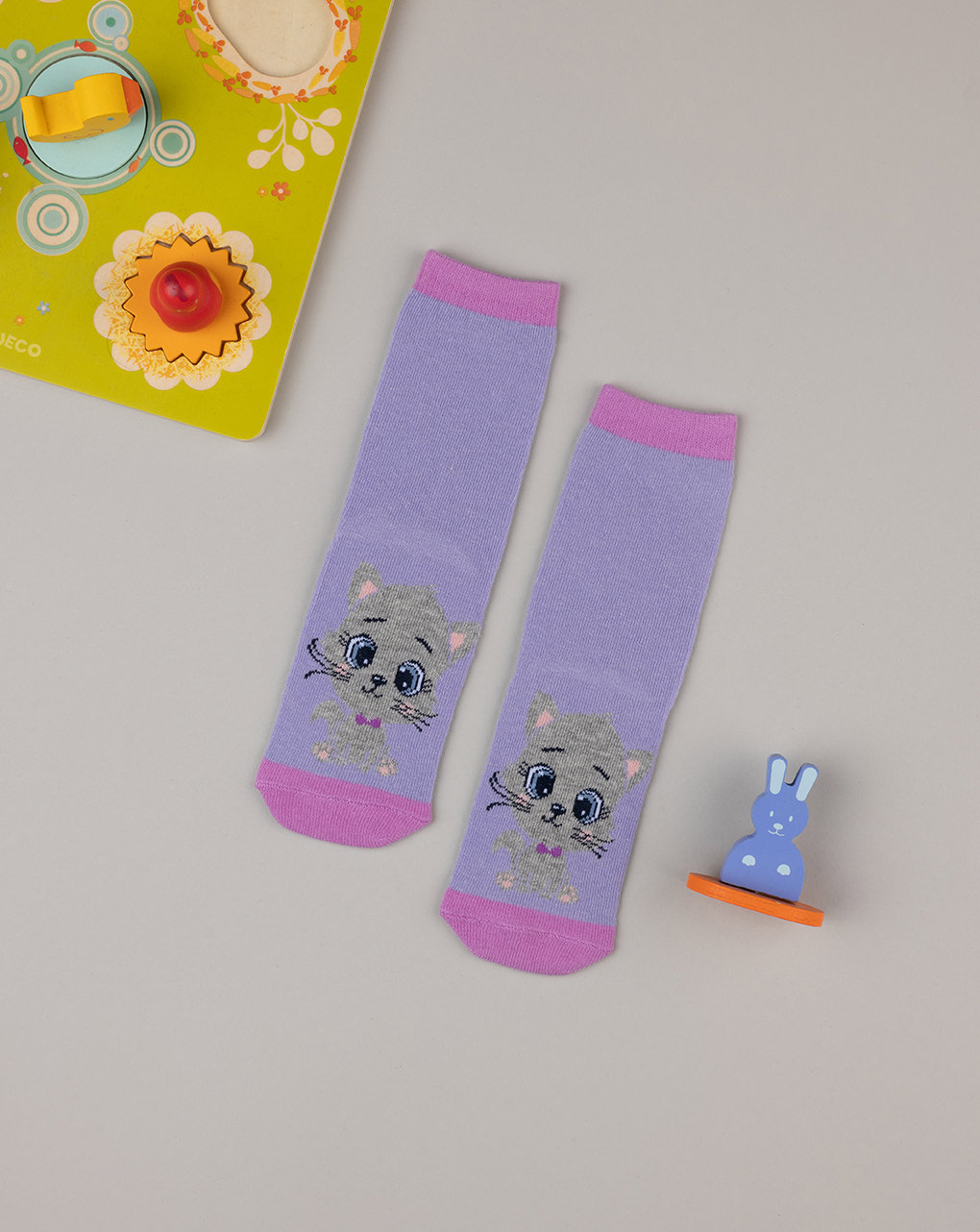 παιδικές κάλτσες με γατάκι για κορίτσι - Prénatal