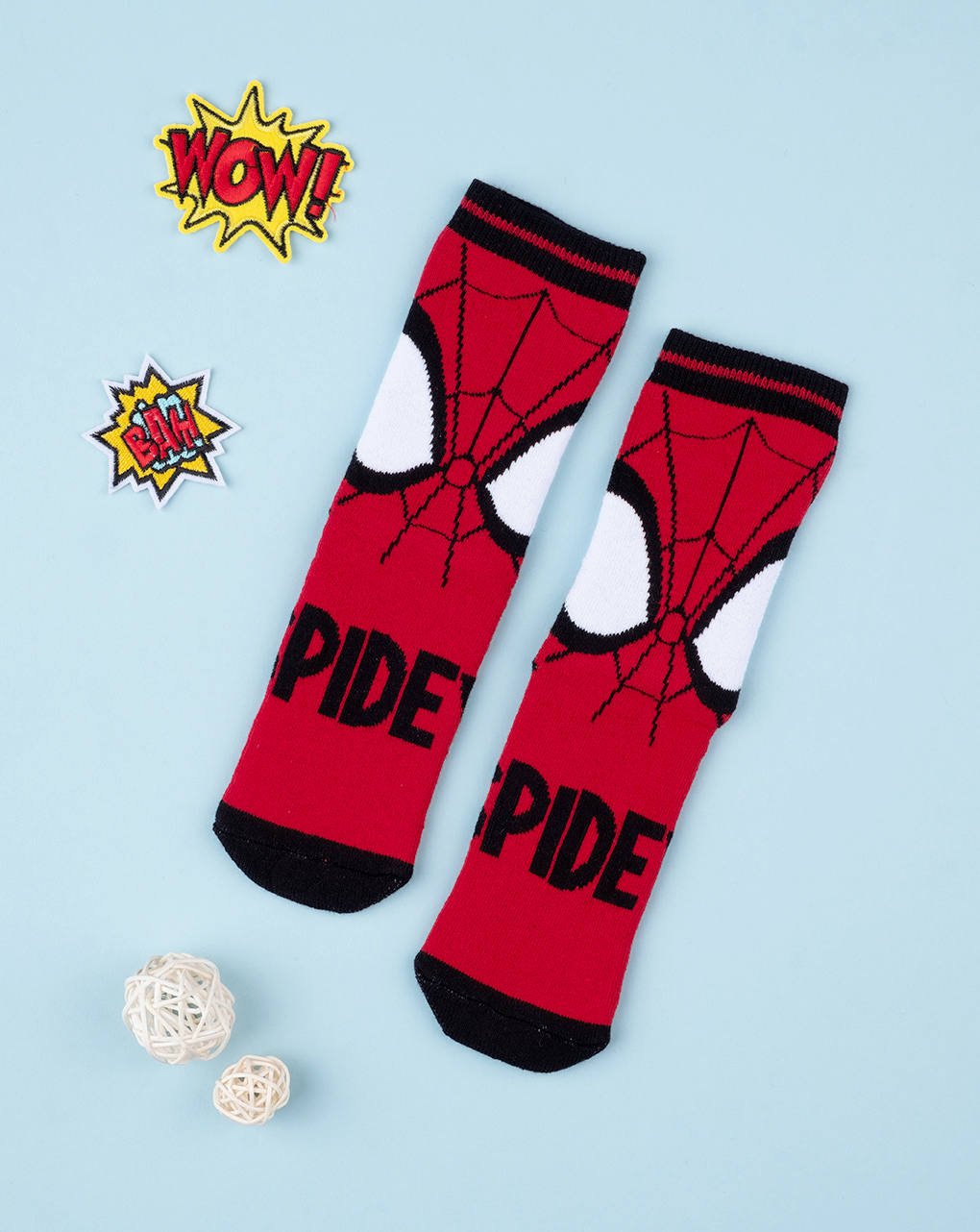 παιδικές αντιολισθητικές κάλτσες με τον spiderman για αγόρι - Prénatal