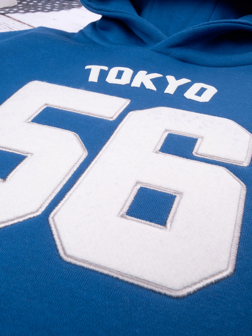 παιδική μπλούζα φούτερ μπλε tokyo για αγόρι - Prénatal