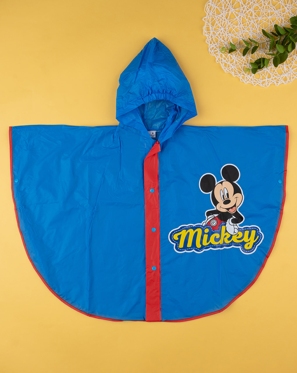 παιδικό αδιάβροχο μπλε με τον mickey για αγόρι