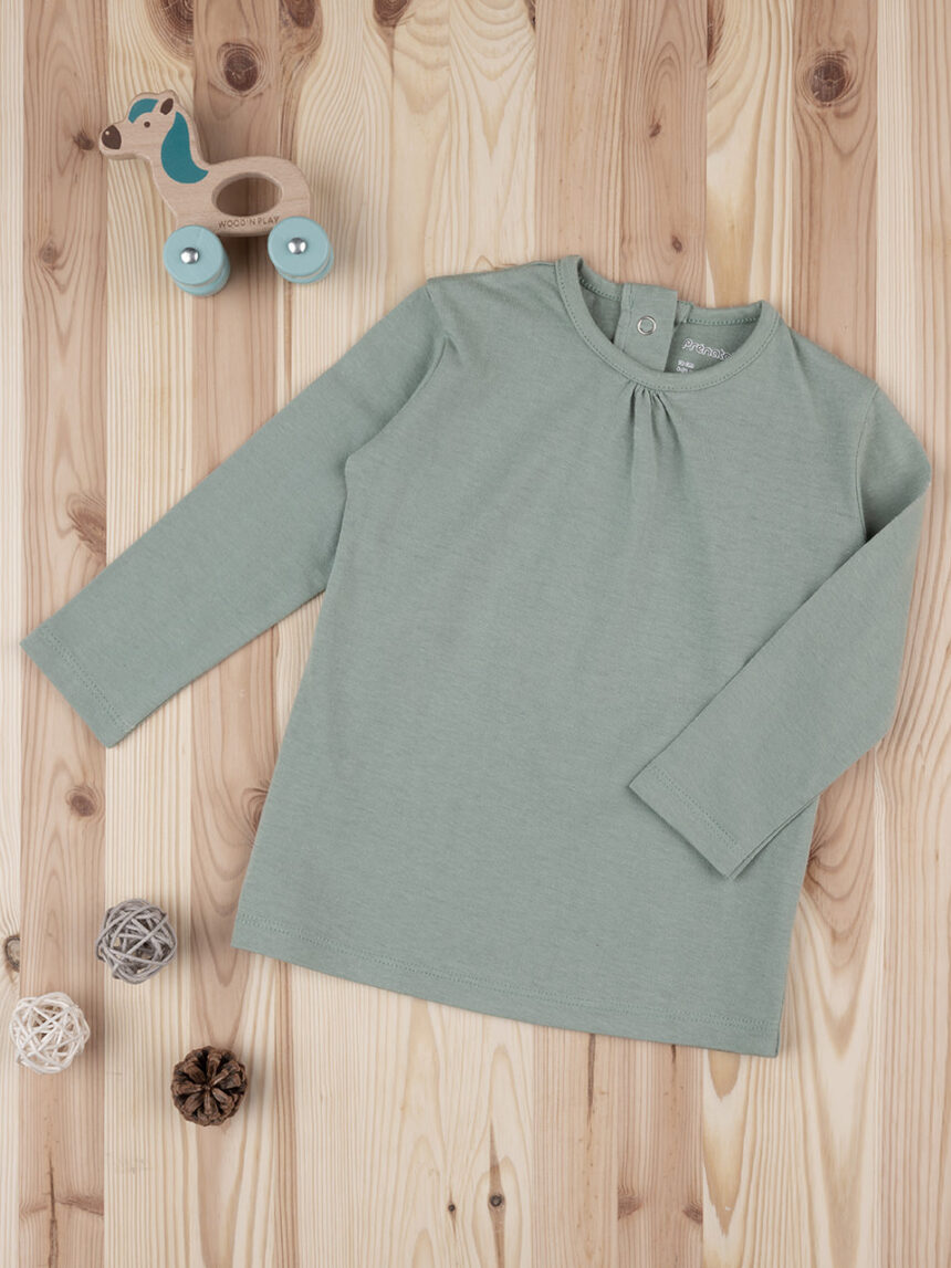 βρεφική μπλούζα πράσινη για κορίτσι - Prénatal