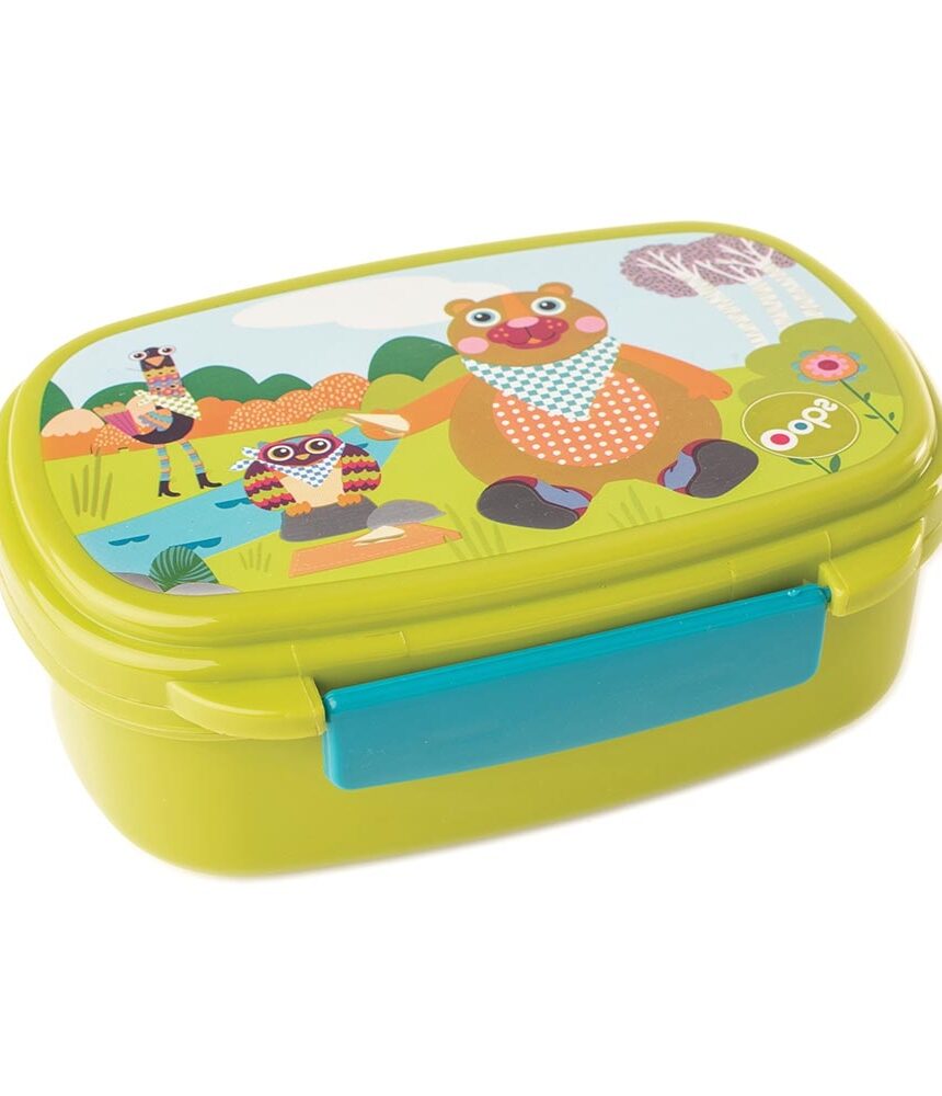 Oops πλήρες σετ φαγητού cool lunch kit 370ml forest - Oops