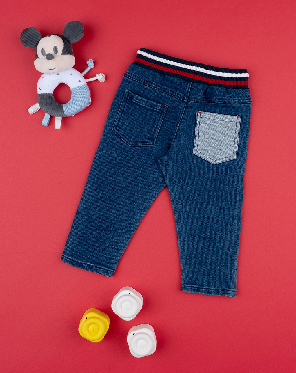 βρεφικό τζιν παντελόνι με τον mickey για αγόρι - Prénatal