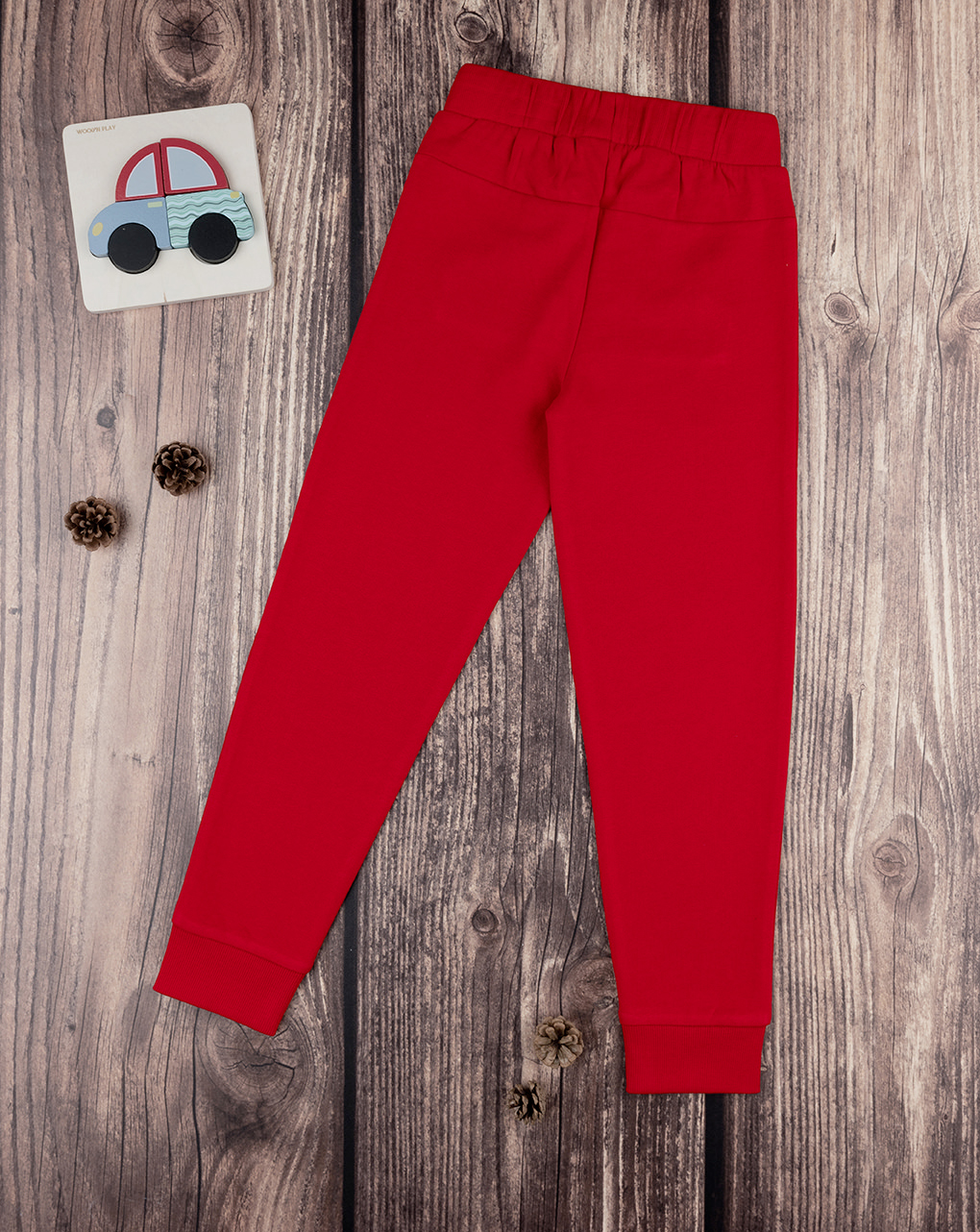 παιδικό παντελόνι φόρμας κόκκινο με βιντεοπαιχνίδια για αγόρι - Prénatal