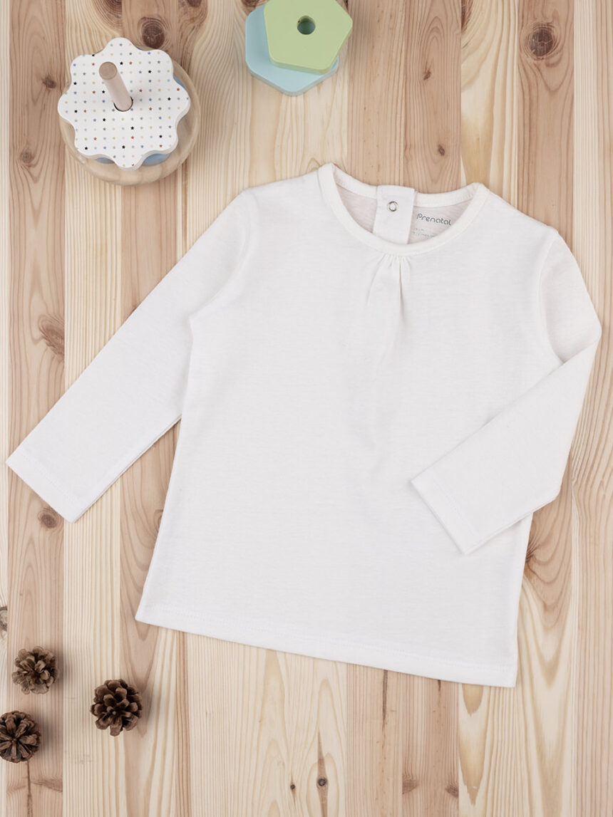 βρεφική μπλούζα λευκή για κορίτσι - Prénatal