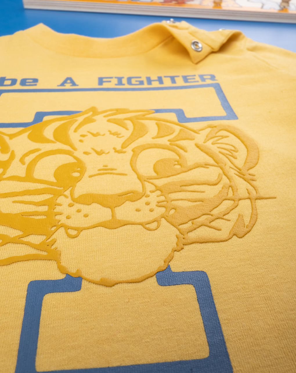 βρεφική μπλούζα κίτρινη με τίγρη για αγόρι - Prénatal