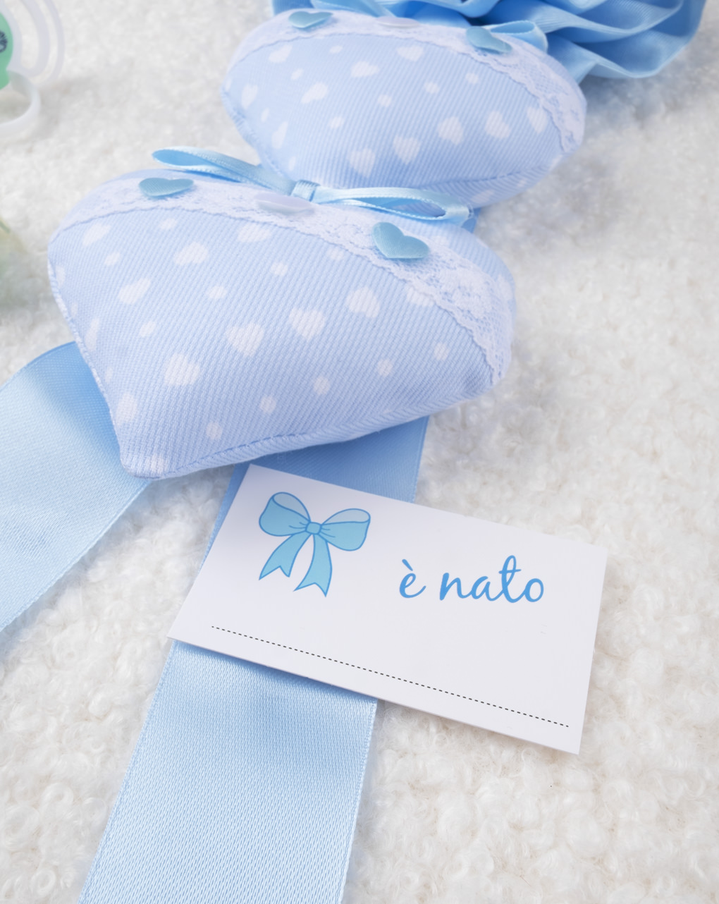 βρεφικό φιογκάκι μπλε για νεογέννητο αγόρι - Prénatal