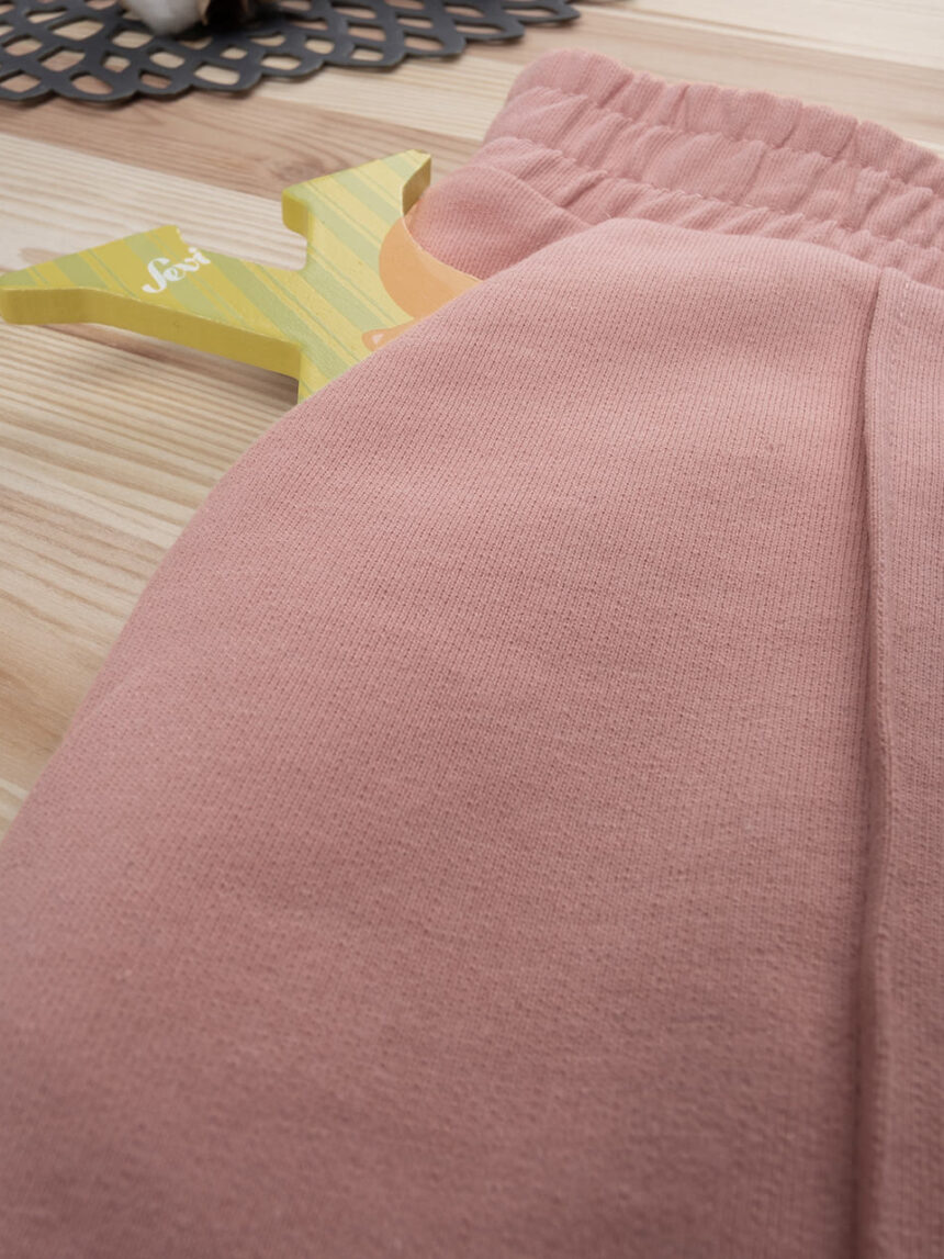 παιδικό παντελόνι φόρμας ροζ για κορίτσι - Prénatal