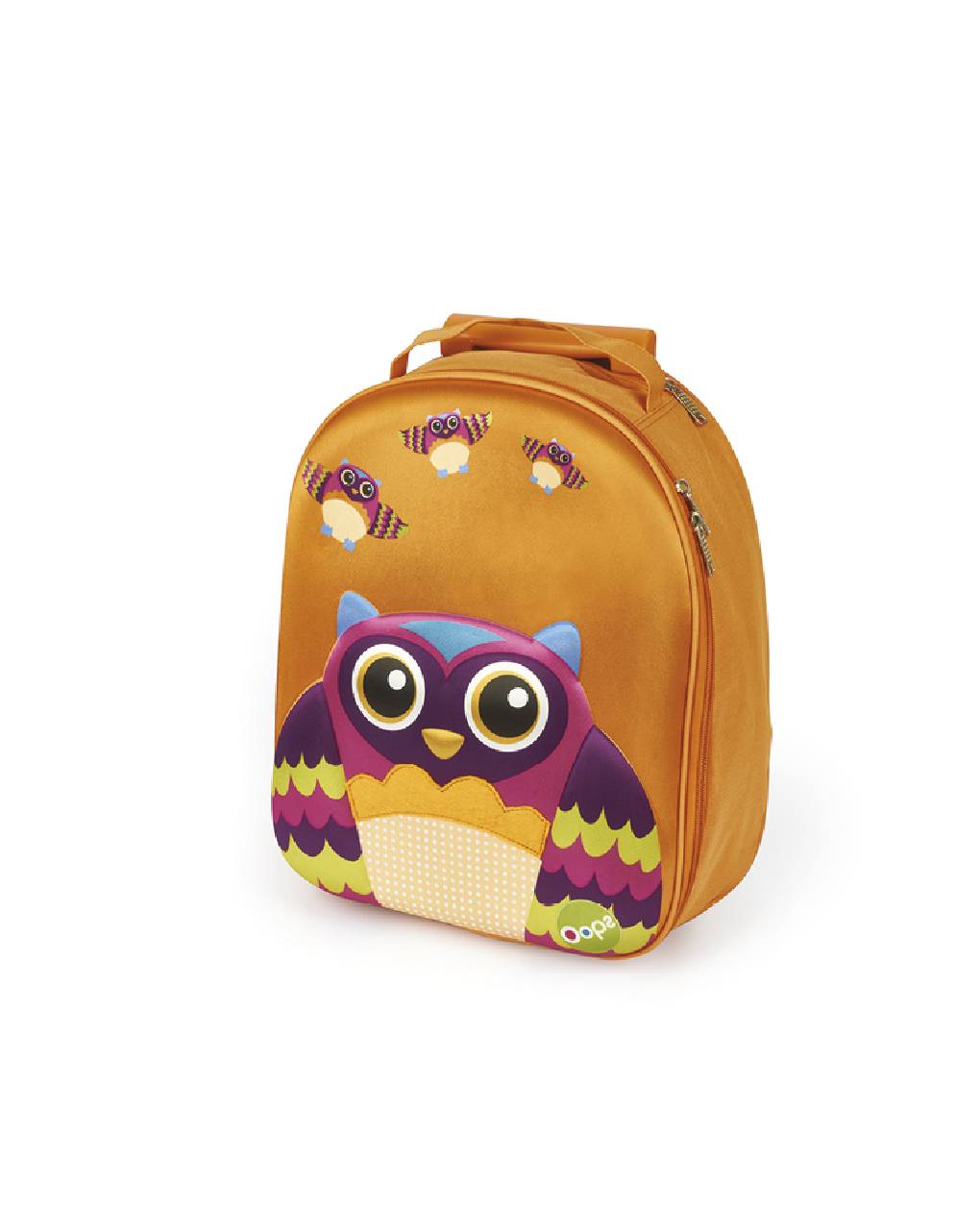 Oops μαλακή 3d τσάντα με ροδάκια easy trolley owl - Oops