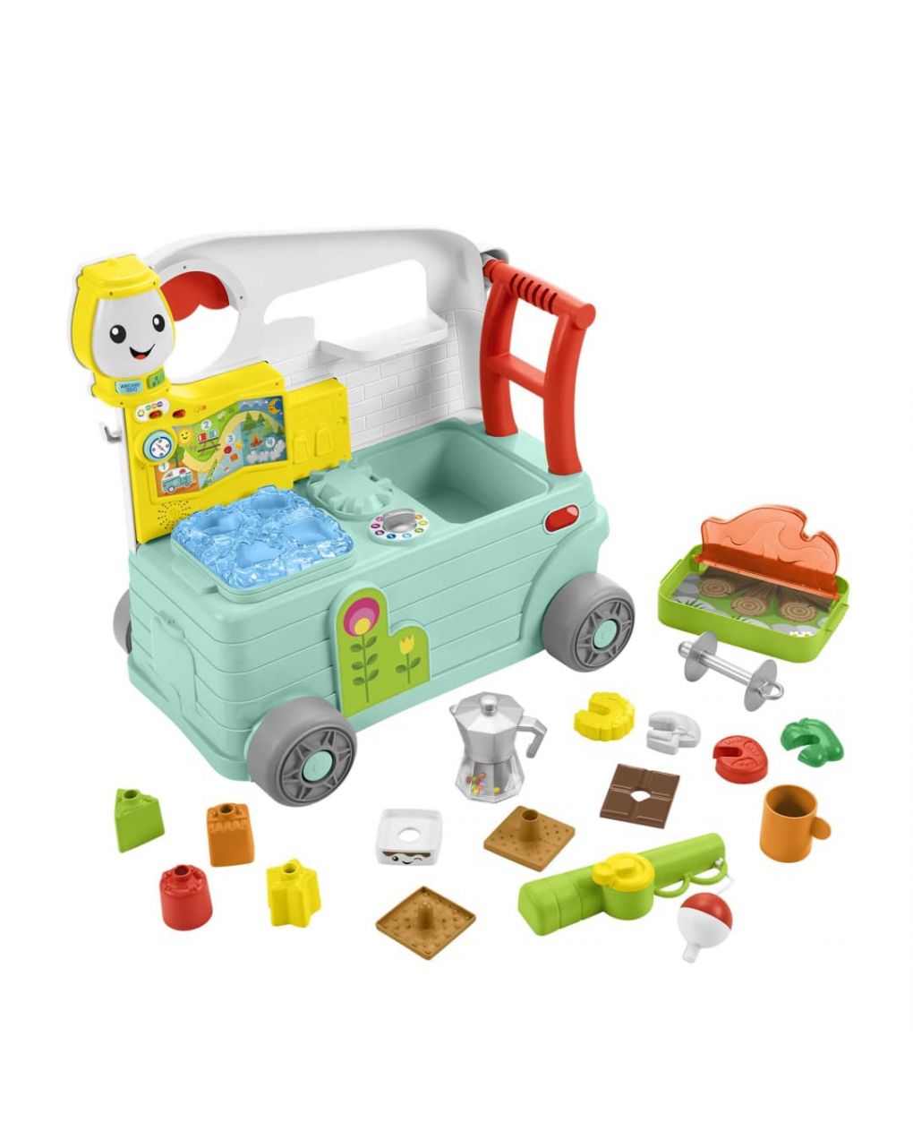 Fisher price παίζω και μαθαίνω – εκπαιδευτικό τροχόσπιτο 3 σε 1 smart stages - Fisher-Price