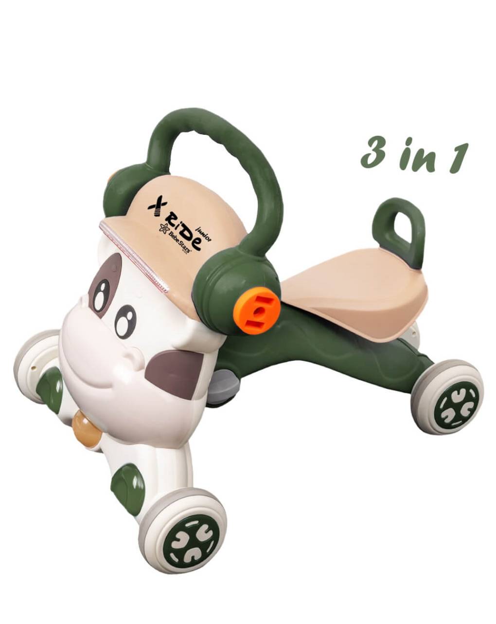 Bebe stars στράτα - scooter x-ride 3 in1 green