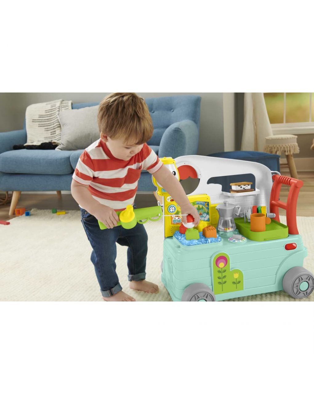 Fisher price παίζω και μαθαίνω – εκπαιδευτικό τροχόσπιτο 3 σε 1 smart stages - Fisher-Price