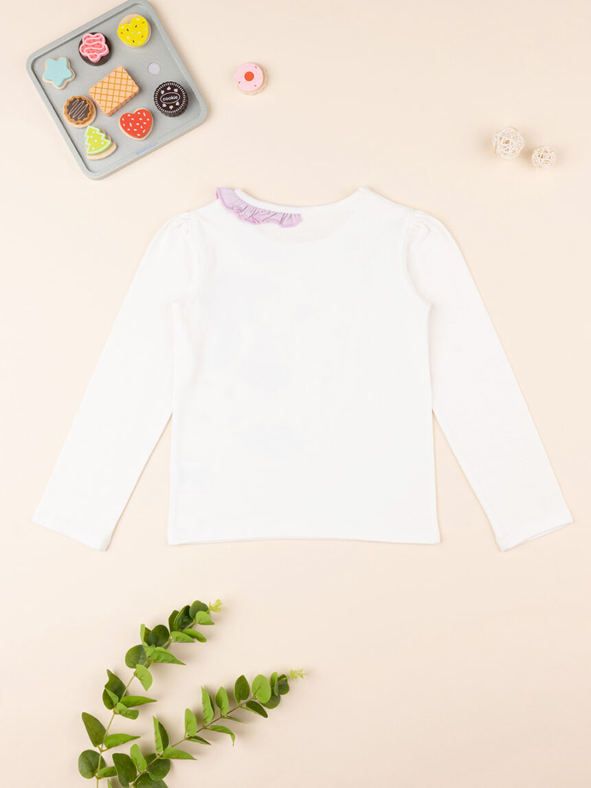 παιδική μπλούζα κρεμ με μπαλαρίνα για κορίτσι - Prénatal