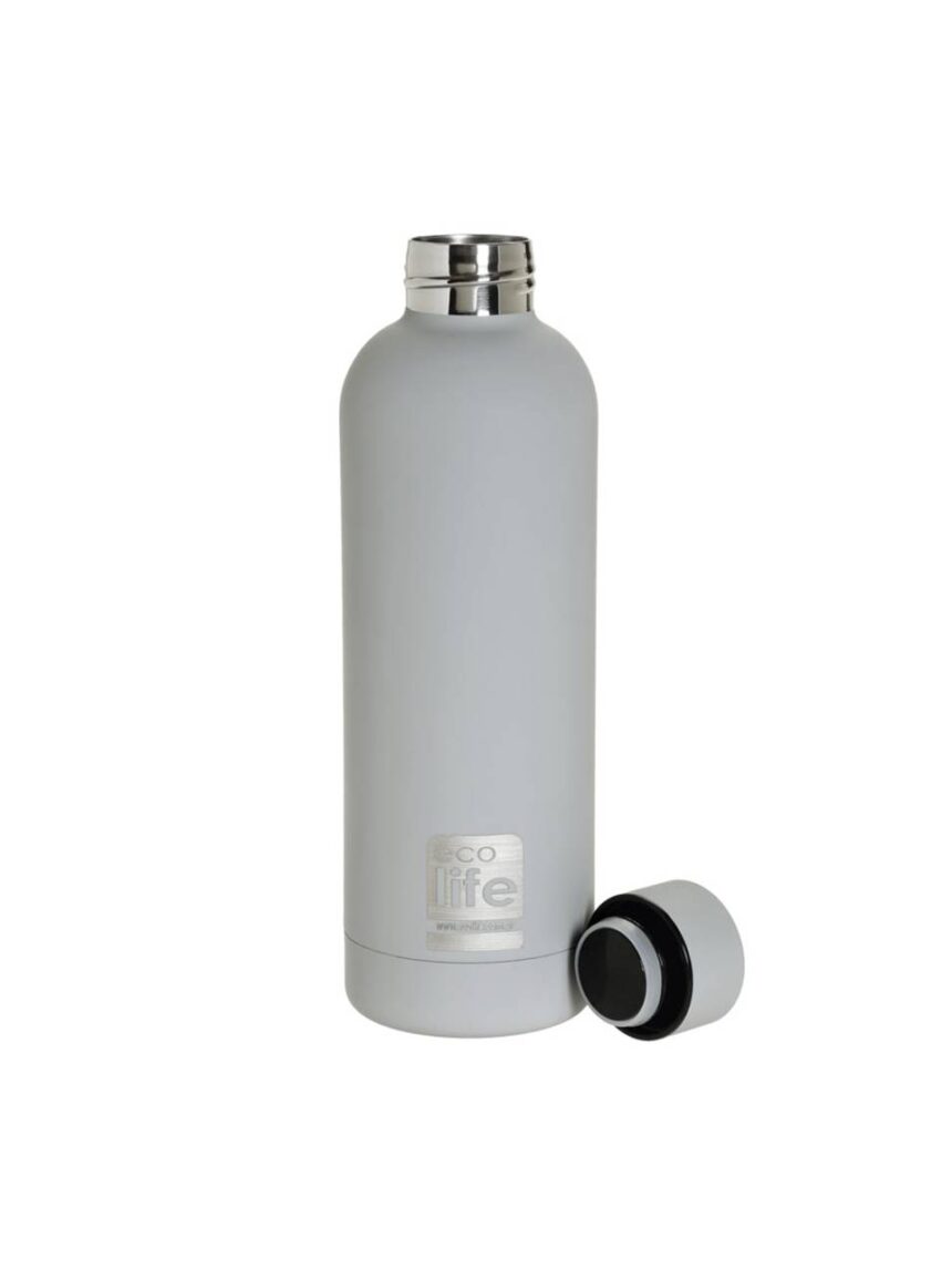 Ecolife θερμός ανοξείδωτος smokey grey 500ml - Ecolife