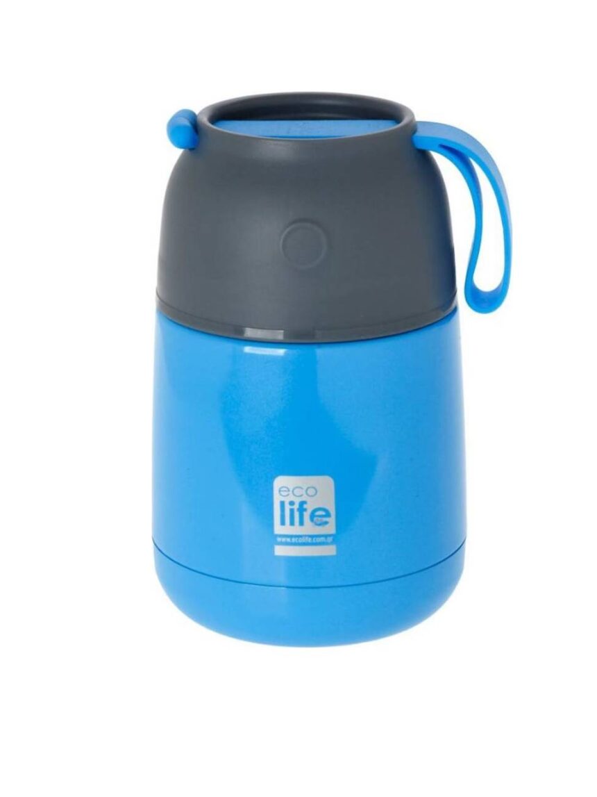 Ecolife βρεφικό θερμός φαγητού ανοξείδωτο baby blue 450ml - Ecolife