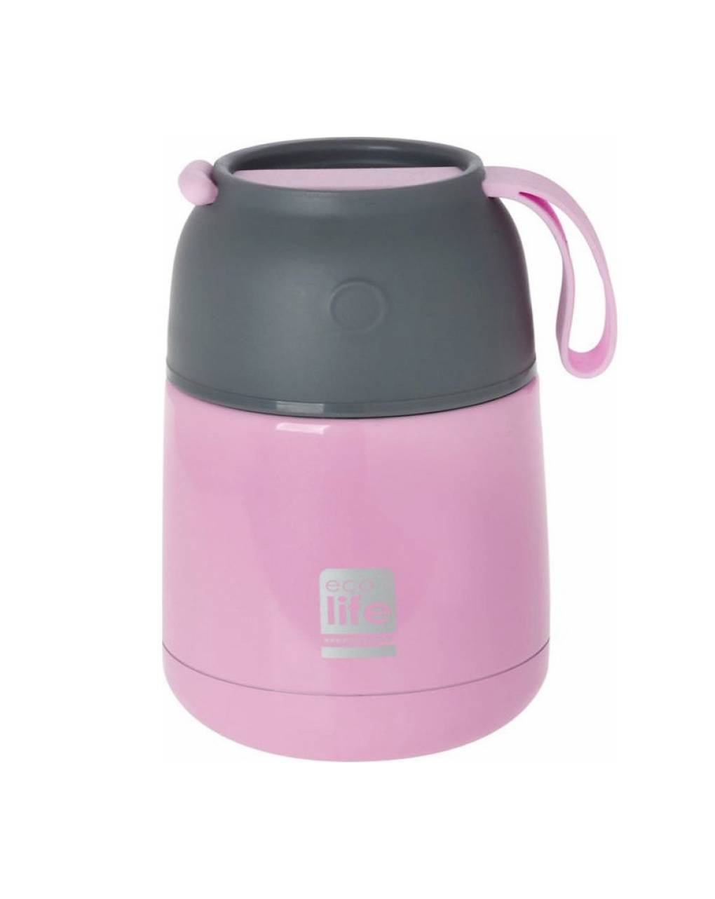 Ecolife βρεφικό θερμός φαγητού ανοξείδωτο baby pink 450ml - Ecolife