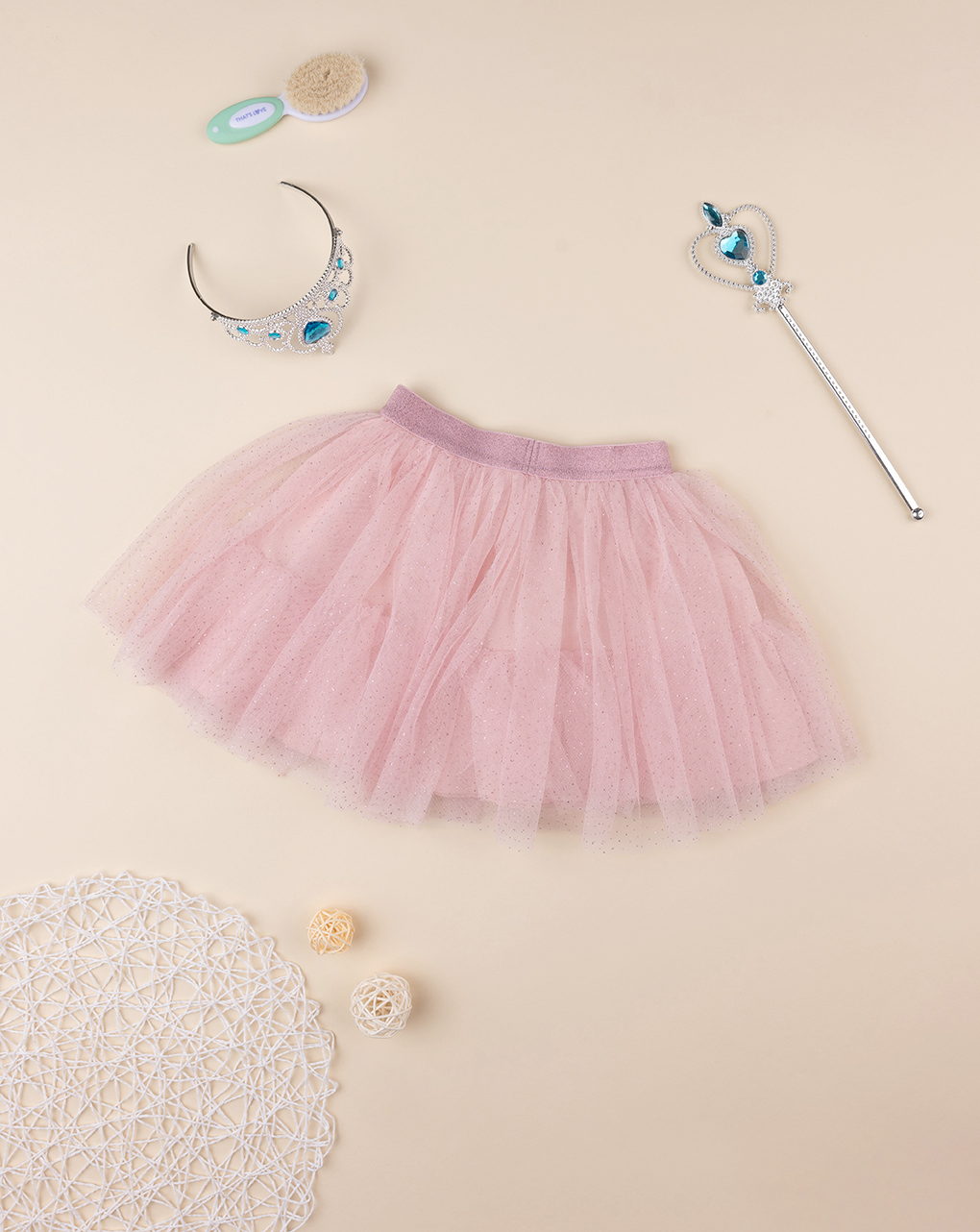 παιδική φούστα τούλινη ροζ για κορίτσι - Prénatal