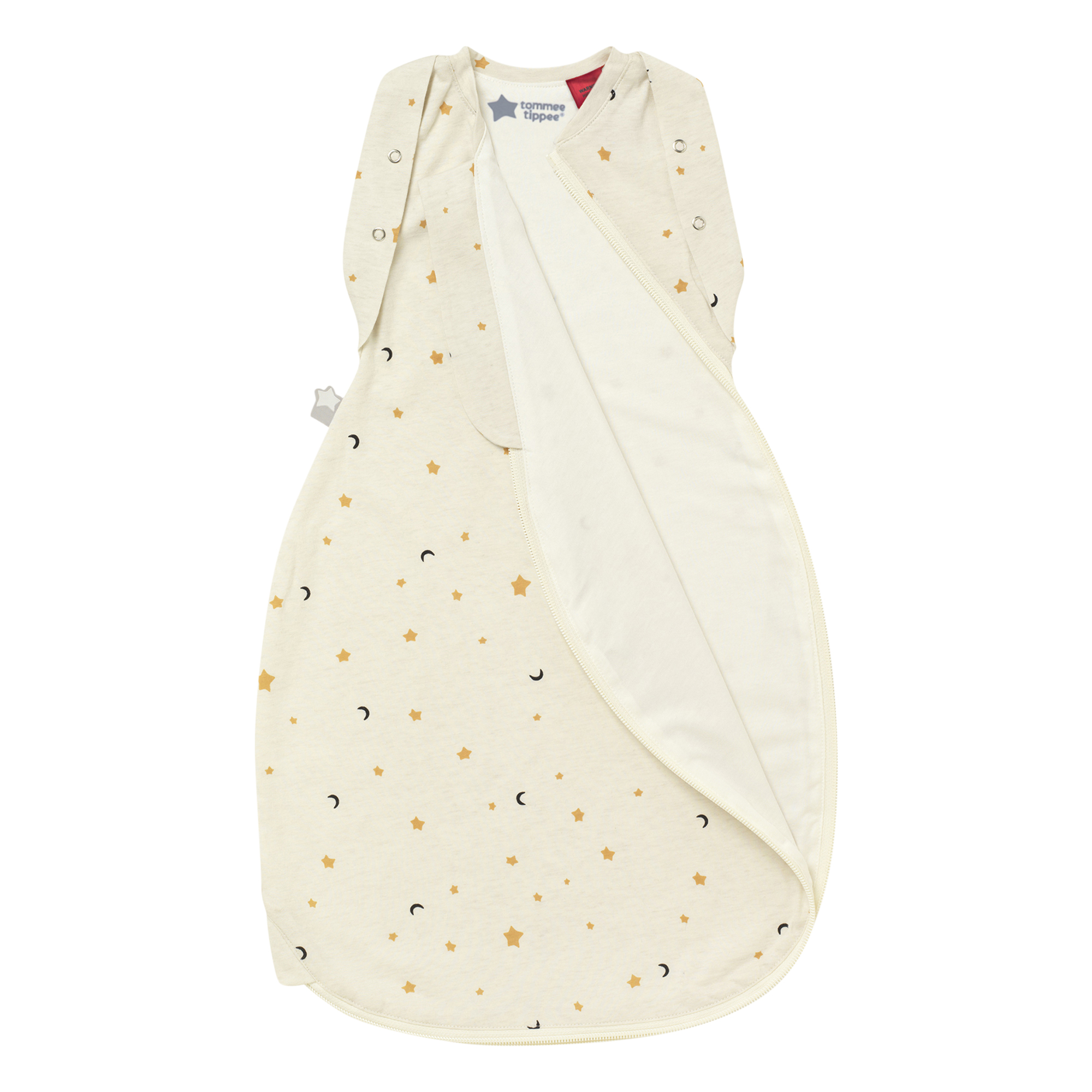 Gro υπνόσακος swaddle bag φθινοπωρινός/ανοιξιάτικος 1.0 tog oatmeal star 3-6 μηνών - The Gro Company