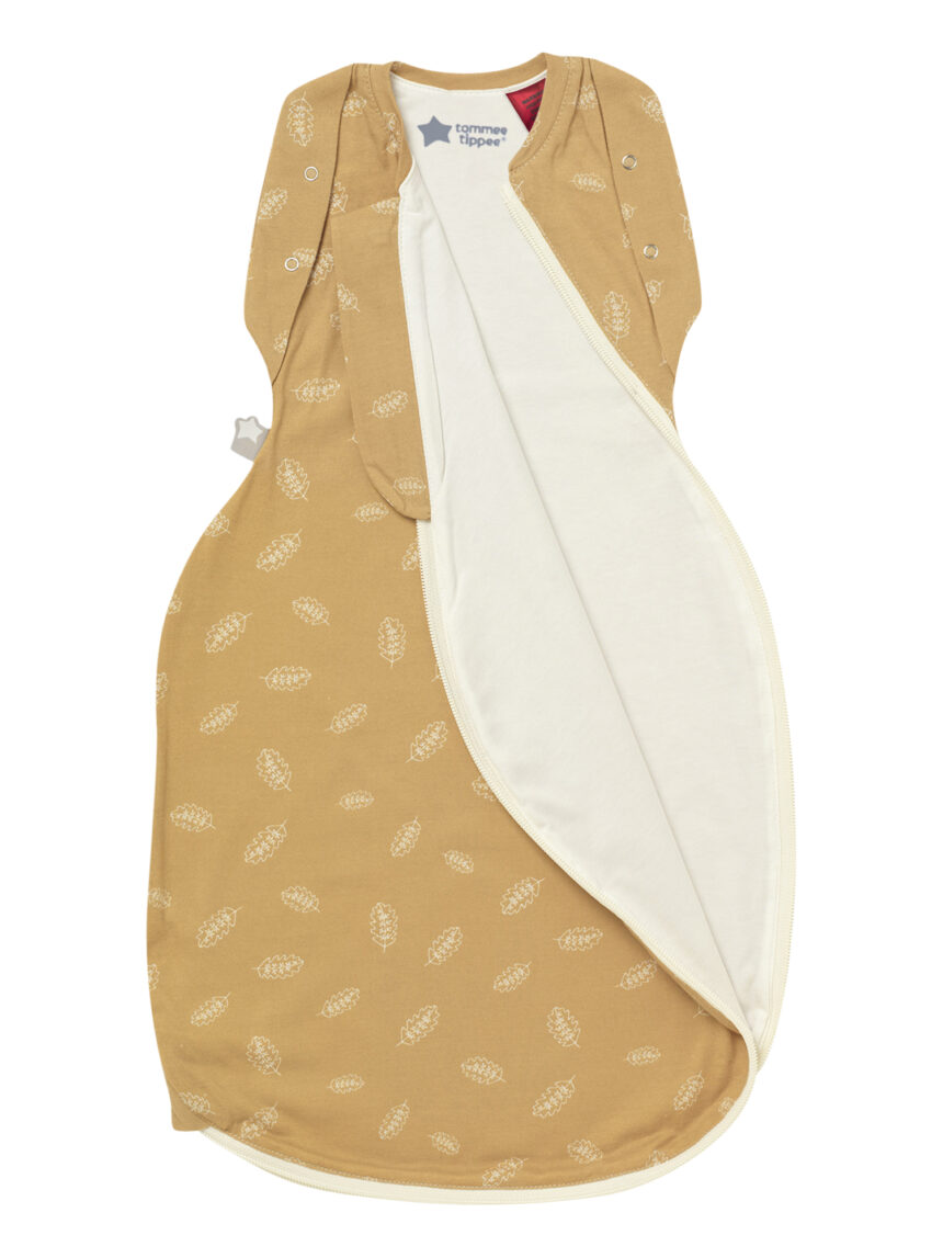 Gro υπνόσακος swaddle bag φθινοπωρινός/ανοιξιάτικος 1.0 tog ochre leaf 3-6 μηνών - The Gro Company