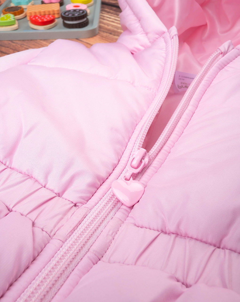 βρεφικό μπουφάν ροζ για κορίτσι - Prénatal