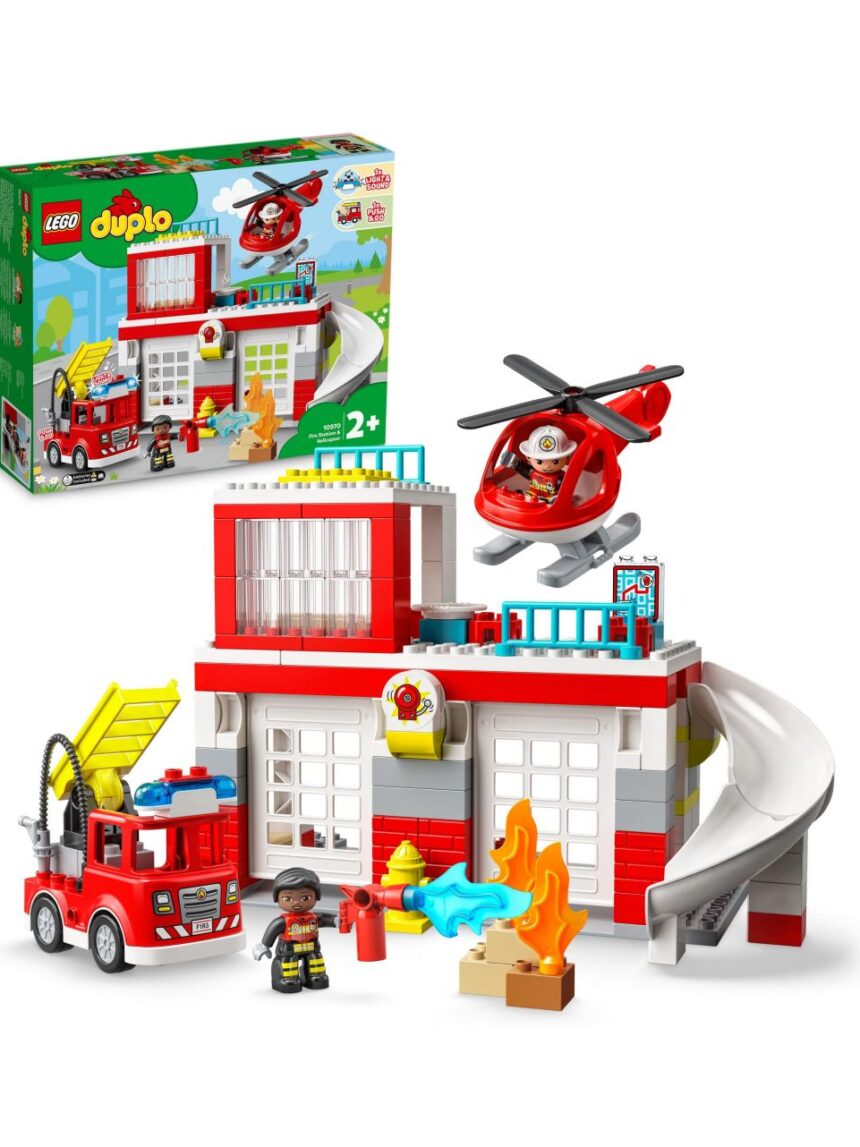 Lego duplo πυροσβεστικός σταθμός και ελικόπτερο 10970 - LEGO DUPLO