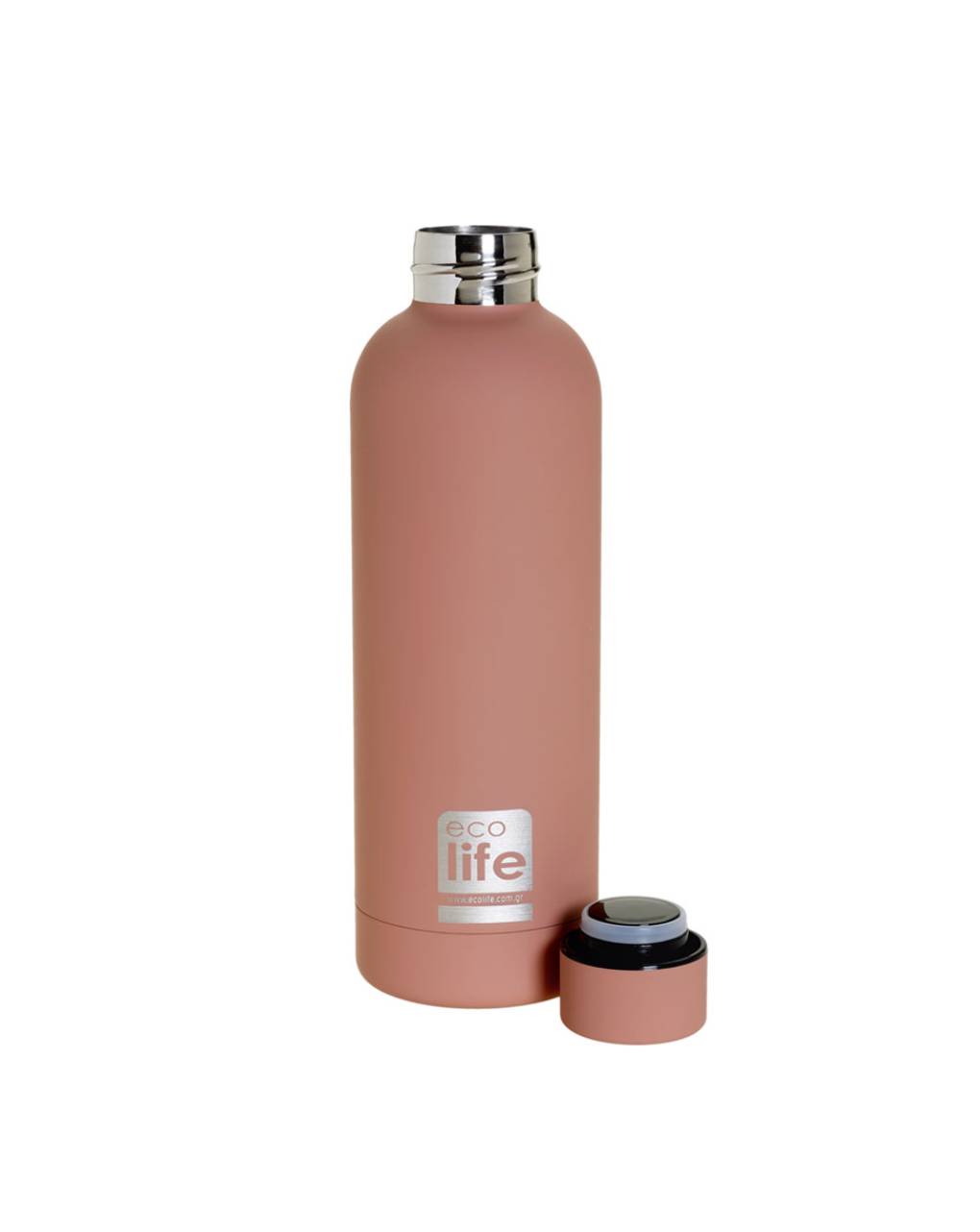 Ecolife θερμός ανοξείδωτος dusty pink 500ml - Ecolife