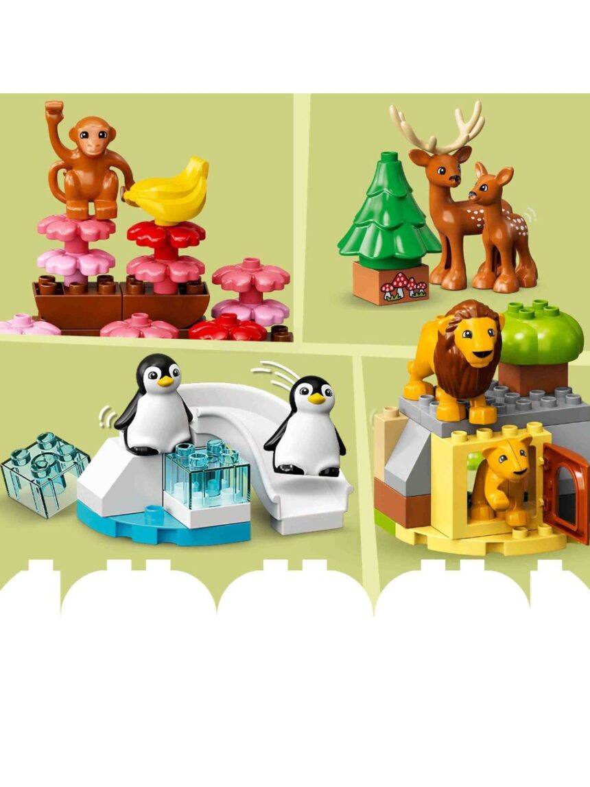 Lego duplo ζώα του κόσμου με playmat 10975 - LEGO DUPLO