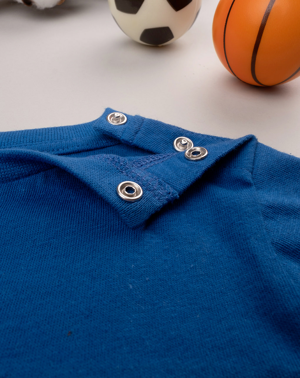 βρεφική μπλούζα δίχρωμη μπάσκετ για αγόρι - Prénatal