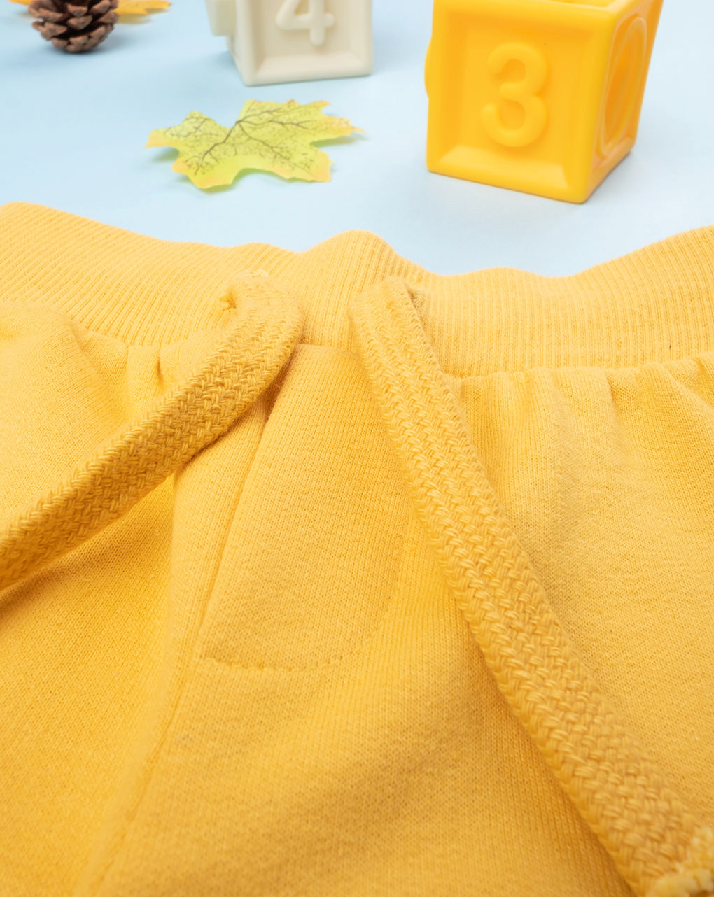 βρεφικό παντελόνι φόρμας κίτρινο για αγόρι - Prénatal