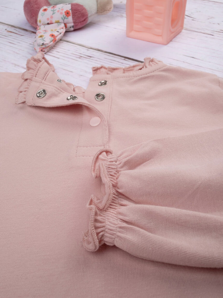 βρεφική μπλούζα ροζ με λαγουδάκι για κορίτσι - Prénatal