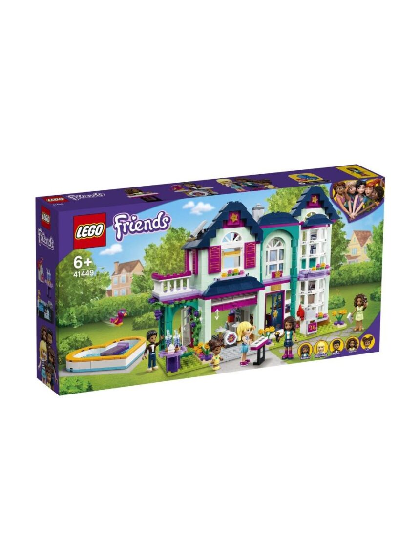 Lego  friends το οικογενειακό σπίτι της άντρεα 41449 - Lego, Lego Friends