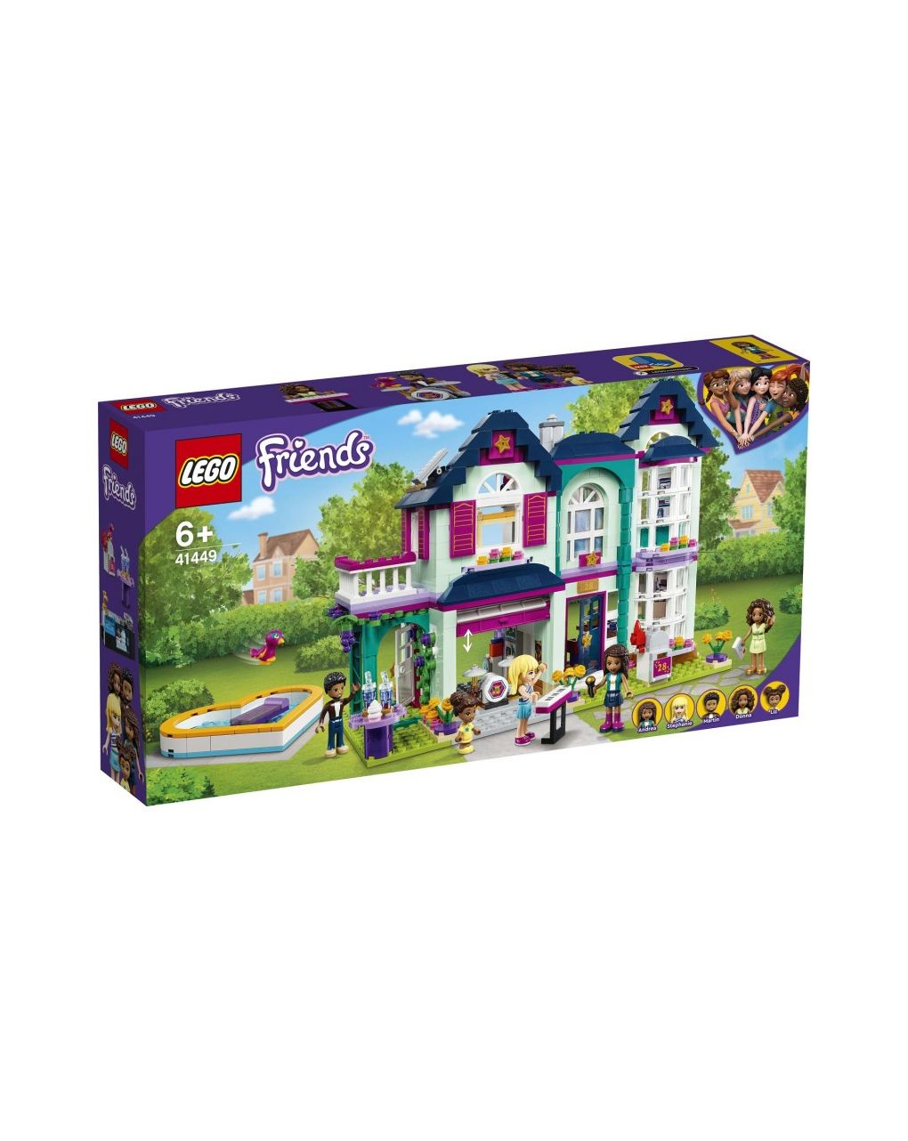 Lego  friends το οικογενειακό σπίτι της άντρεα 41449 - Lego, Lego Friends