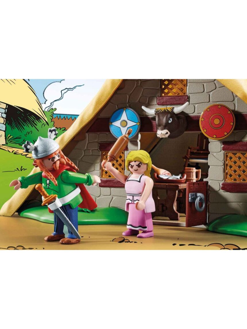 Playmobil asterix : η καλύβα του αρχηγού μαζεστίξ 70932 - PLAYMOBIL : ASTERIX