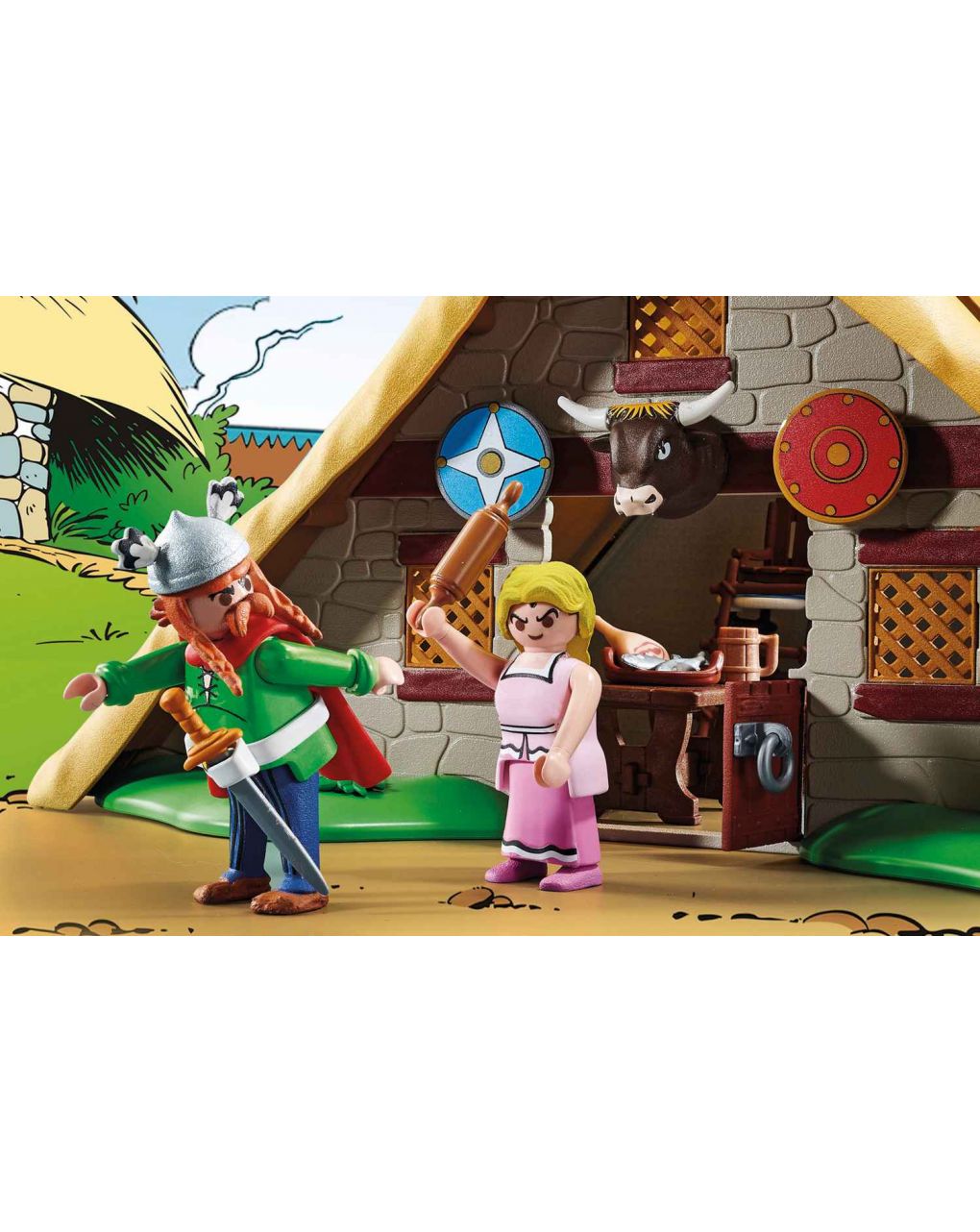 Playmobil asterix : η καλύβα του αρχηγού μαζεστίξ 70932 - PLAYMOBIL : ASTERIX