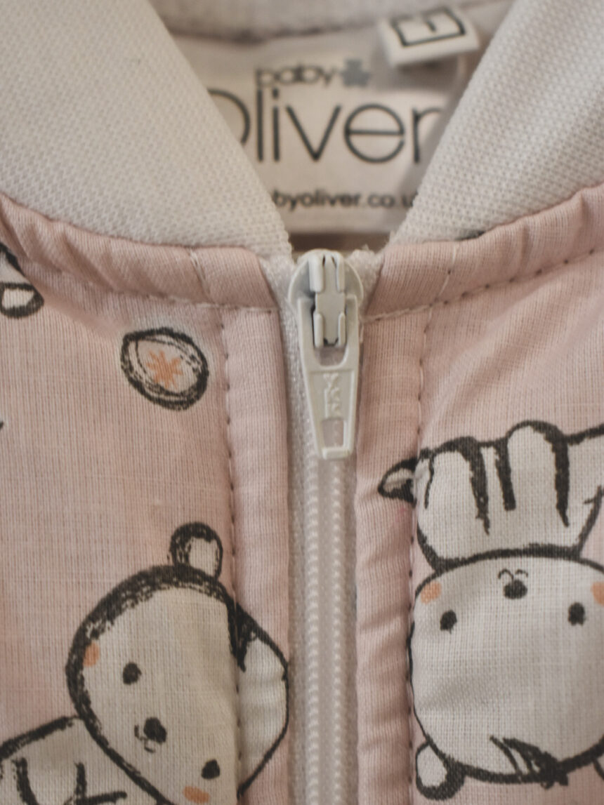 Baby home υπνόφορμα χειμερινή miffy ροζ με αρκουδάκια 2,5 tog για κορίτσι - BABY OLIVER