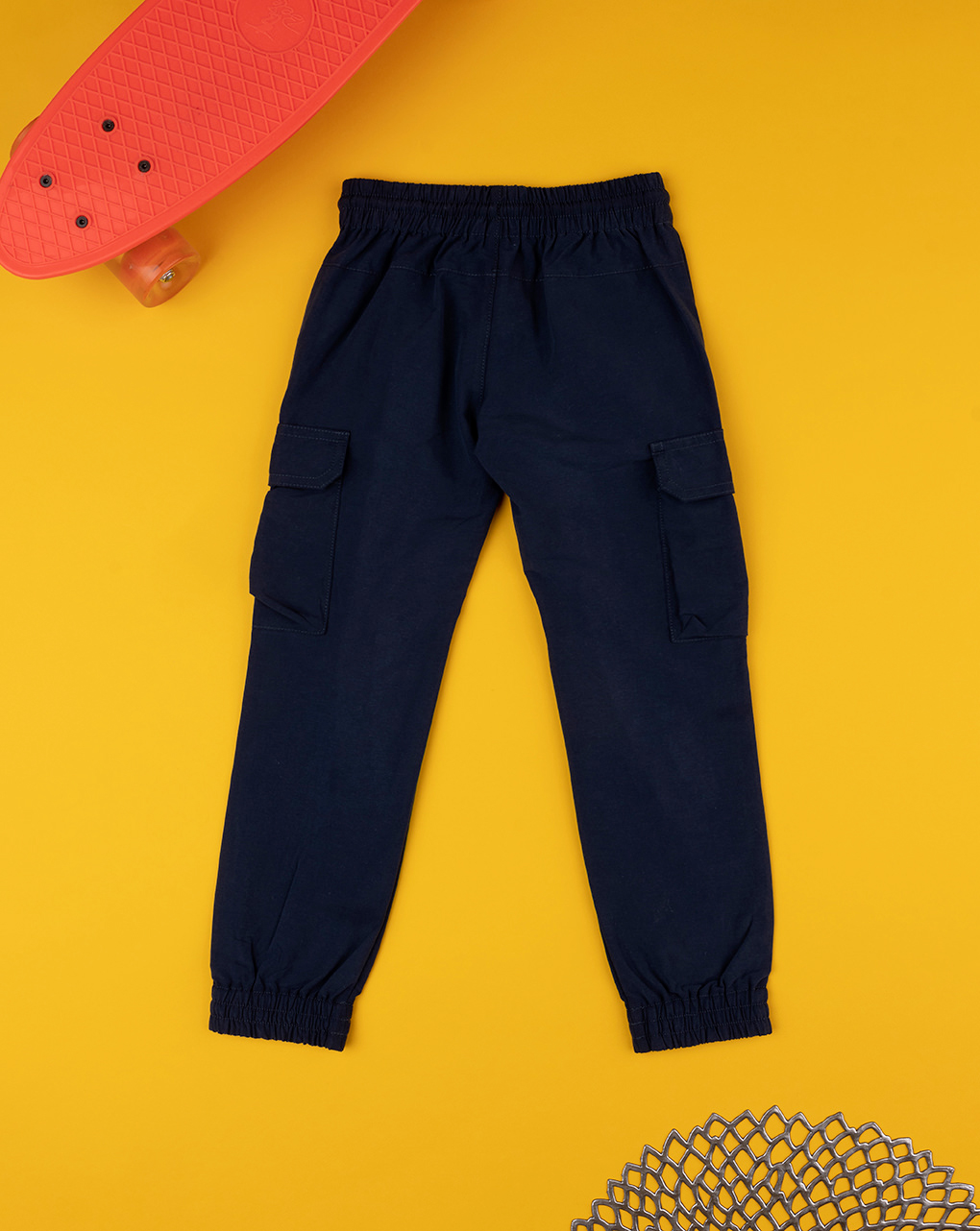 παιδικό παντελόνι μπλε cargo για αγόρι - Prénatal