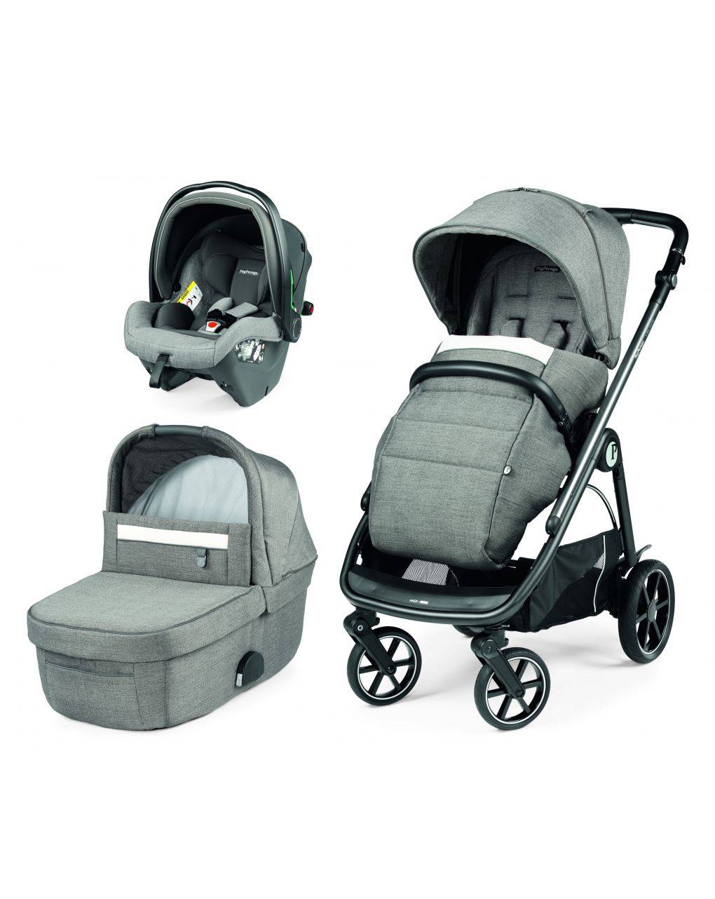 Peg perego πολυκαρότσι veloce slk modular 3 in 1 city grey