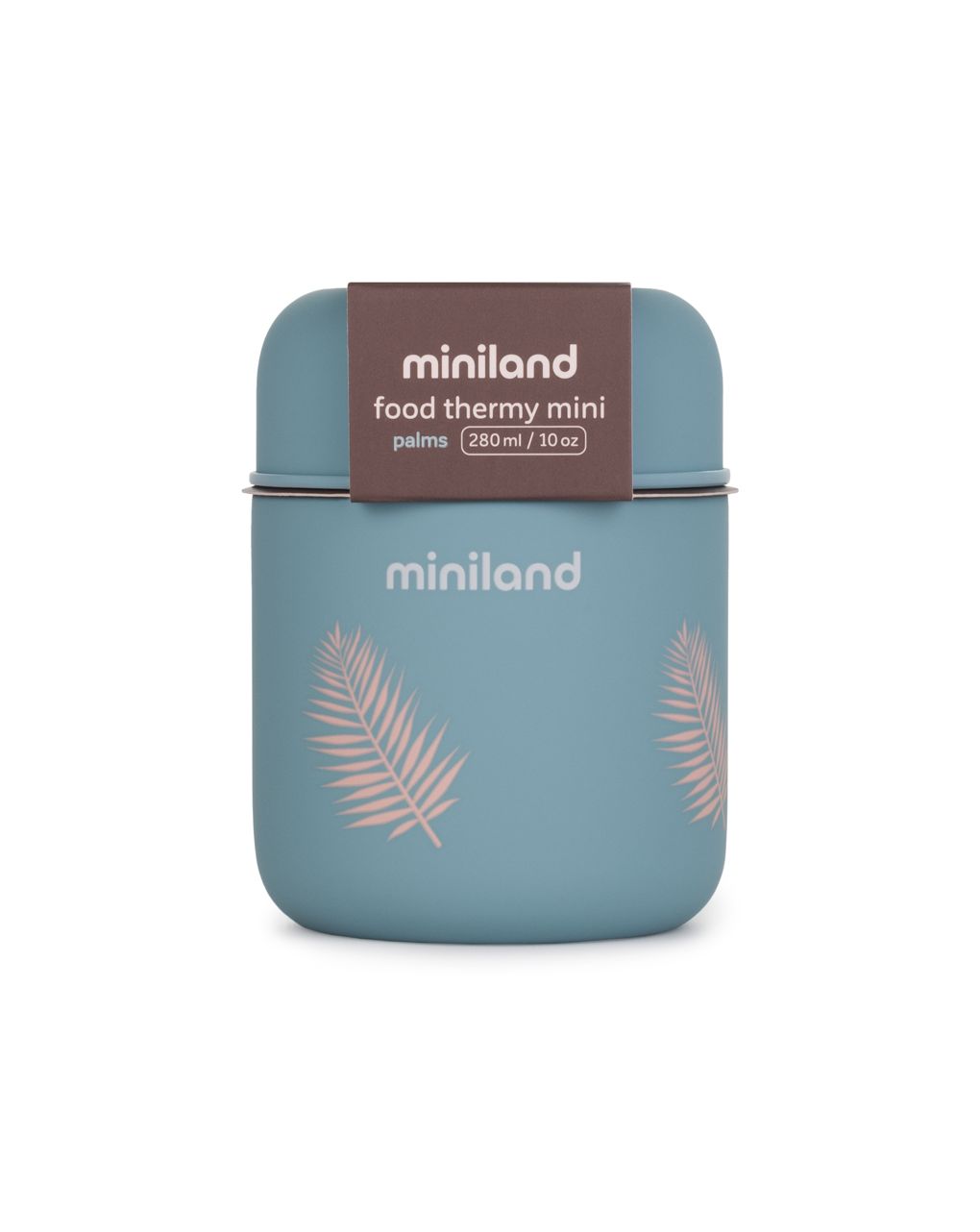 Miniland ανοξείδωτος θερμός φαγητού terra food mini palms 280ml - Miniland
