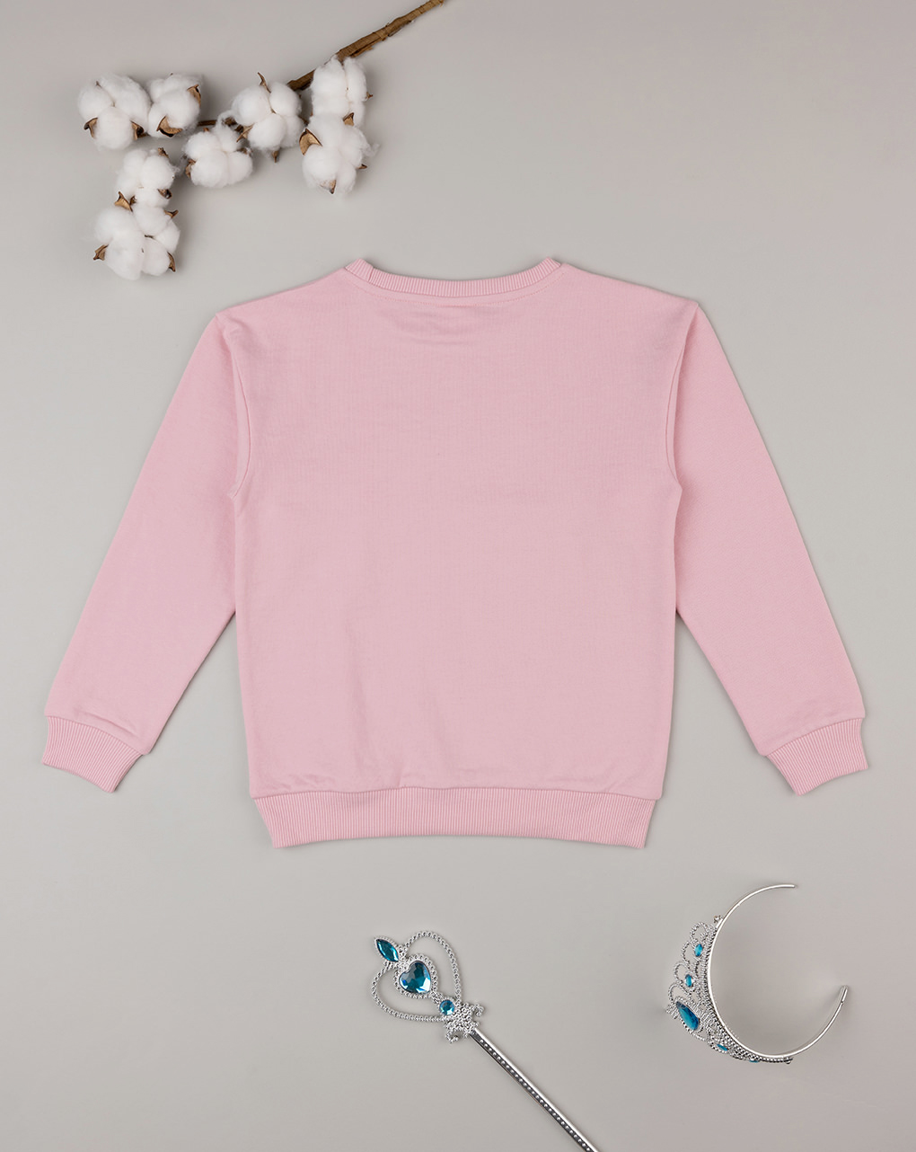 παιδική μπλούζα φούτερ ροζ με μονόκερο για κορίτσι - Prénatal