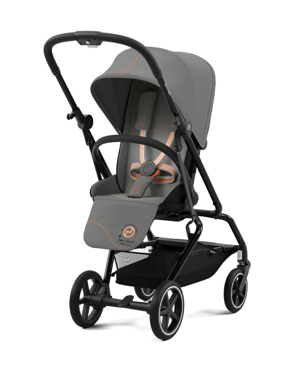 Cybex καρότσι περιπάτου eezy s twist plus 2 μαύρο - lava grey - Cybex