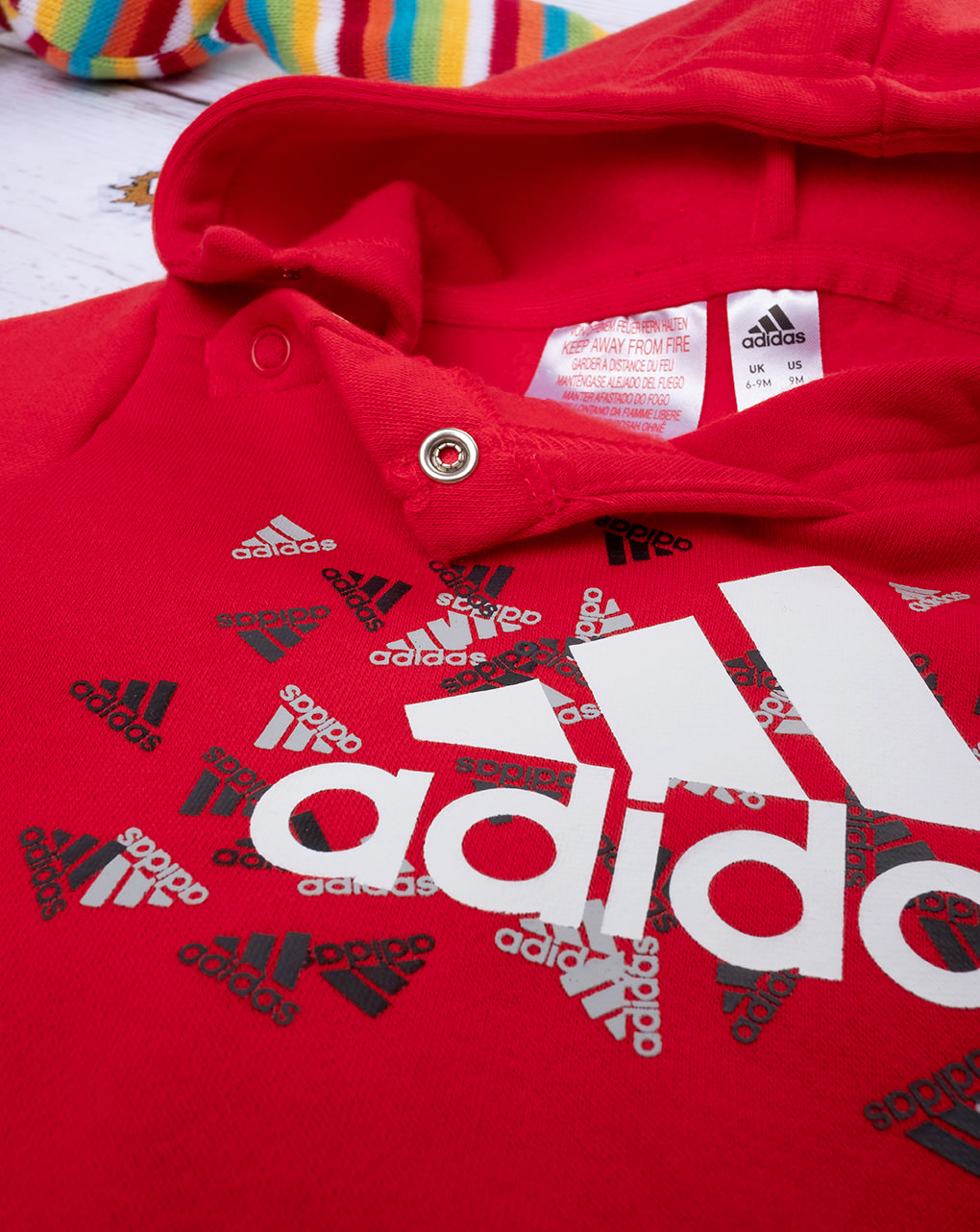 Adidas αθλητικό σετ hoodie και φόρμα hu1553 για αγόρι - Adidas