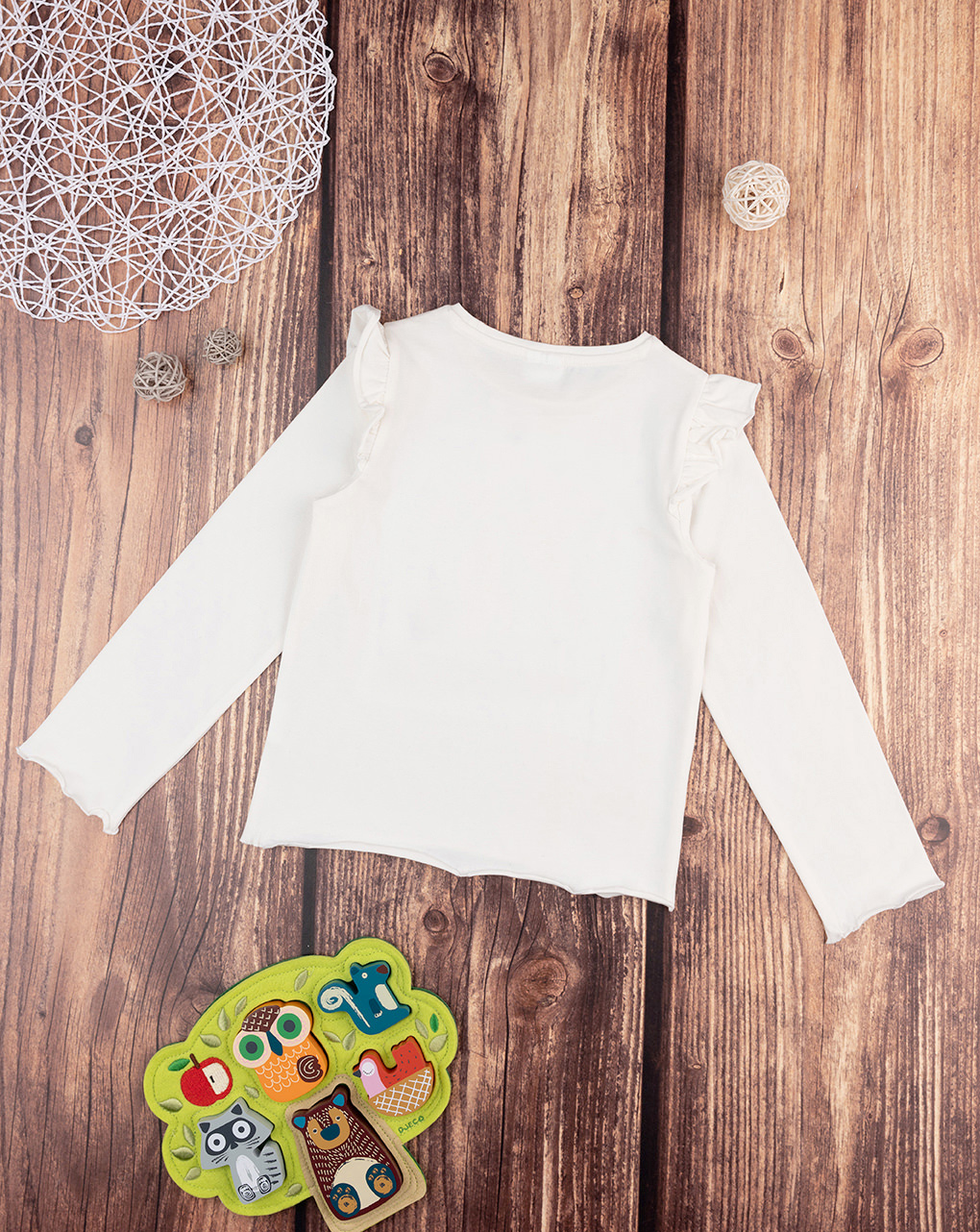 παιδική μπλούζα λευκή με μονόκερο για κορίτσι - Prénatal
