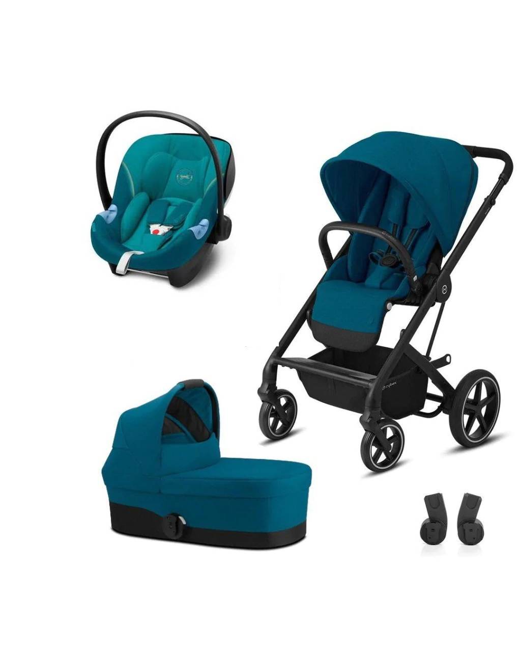 Cybex σύστημα μεταφοράς trio balios s lux river blue + αντάπτορες - Cybex