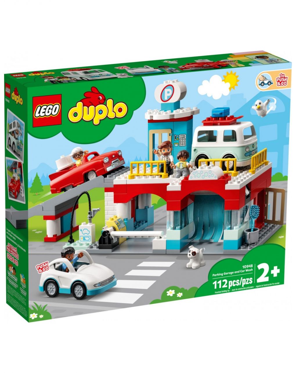 Lego duplo town γκαράζ στάθμευσης και πλυντήριο αυτοκινήτων  10948