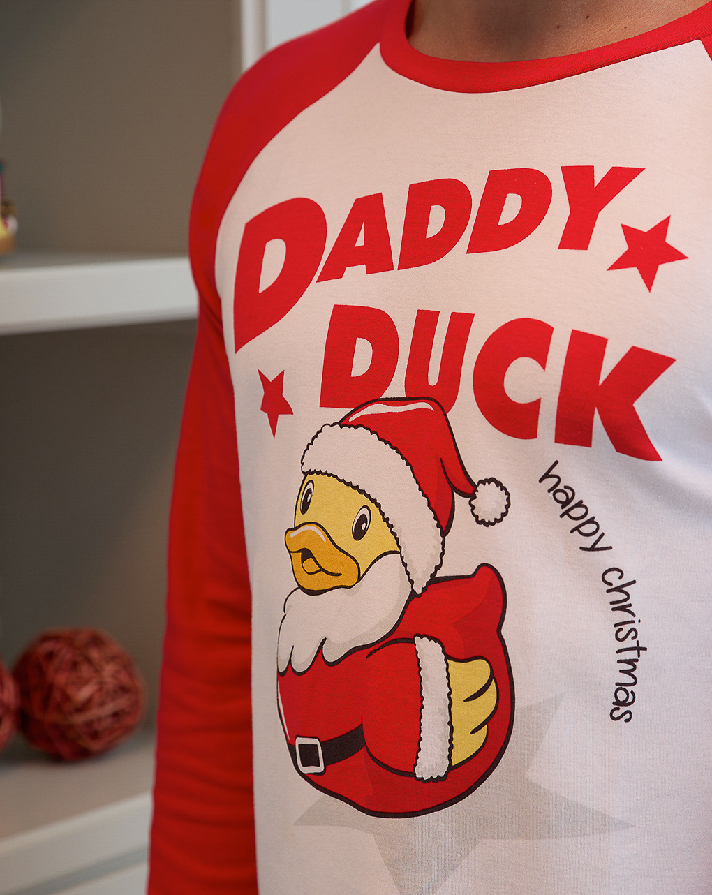ανδρική χριστουγεννιάτικη πιτζάμα daddy duck - Prénatal