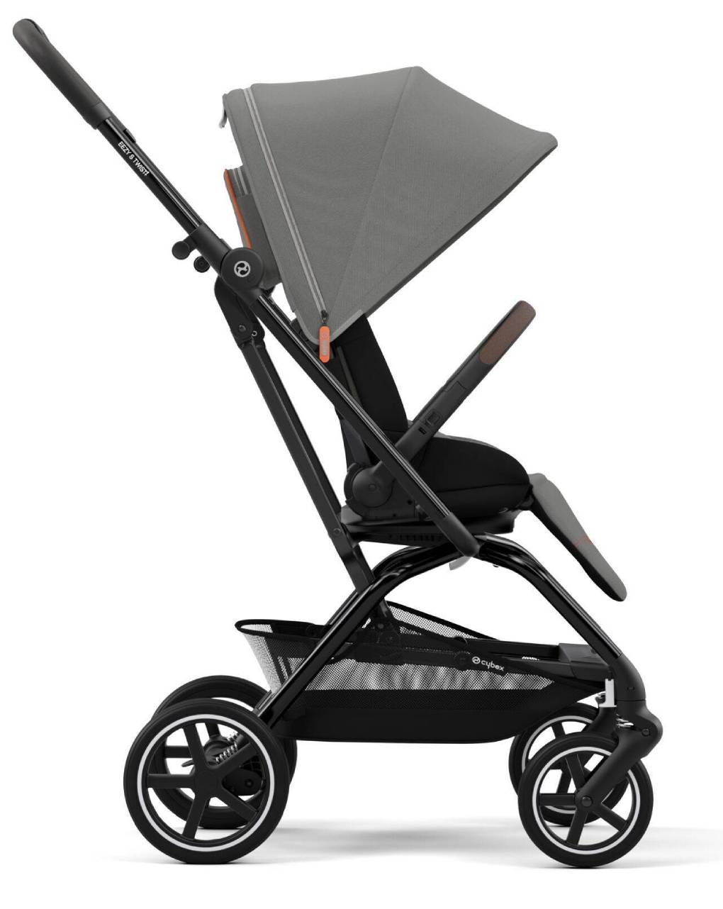 Cybex καρότσι περιπάτου eezy s twist plus 2 μαύρο - lava grey - Cybex