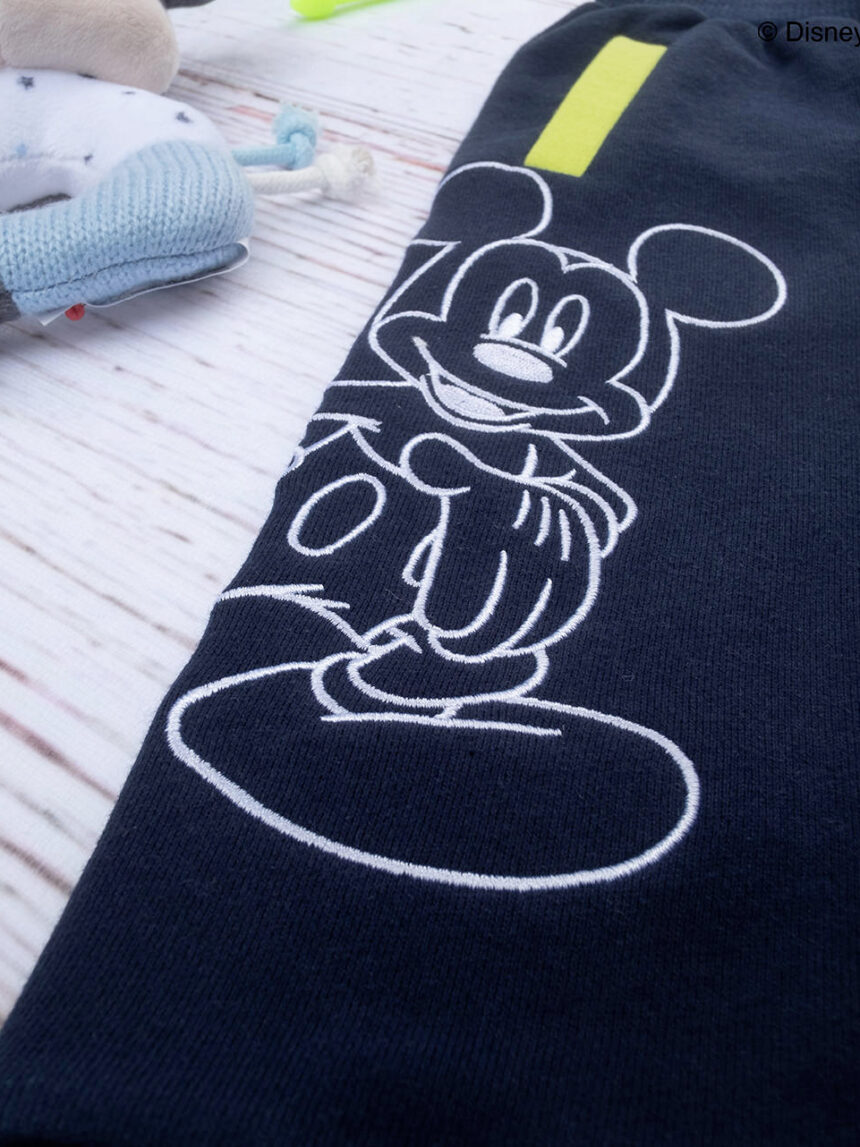 βρεφικό παντελόνι φόρμας μπλε με το mickey για αγόρι - Prénatal